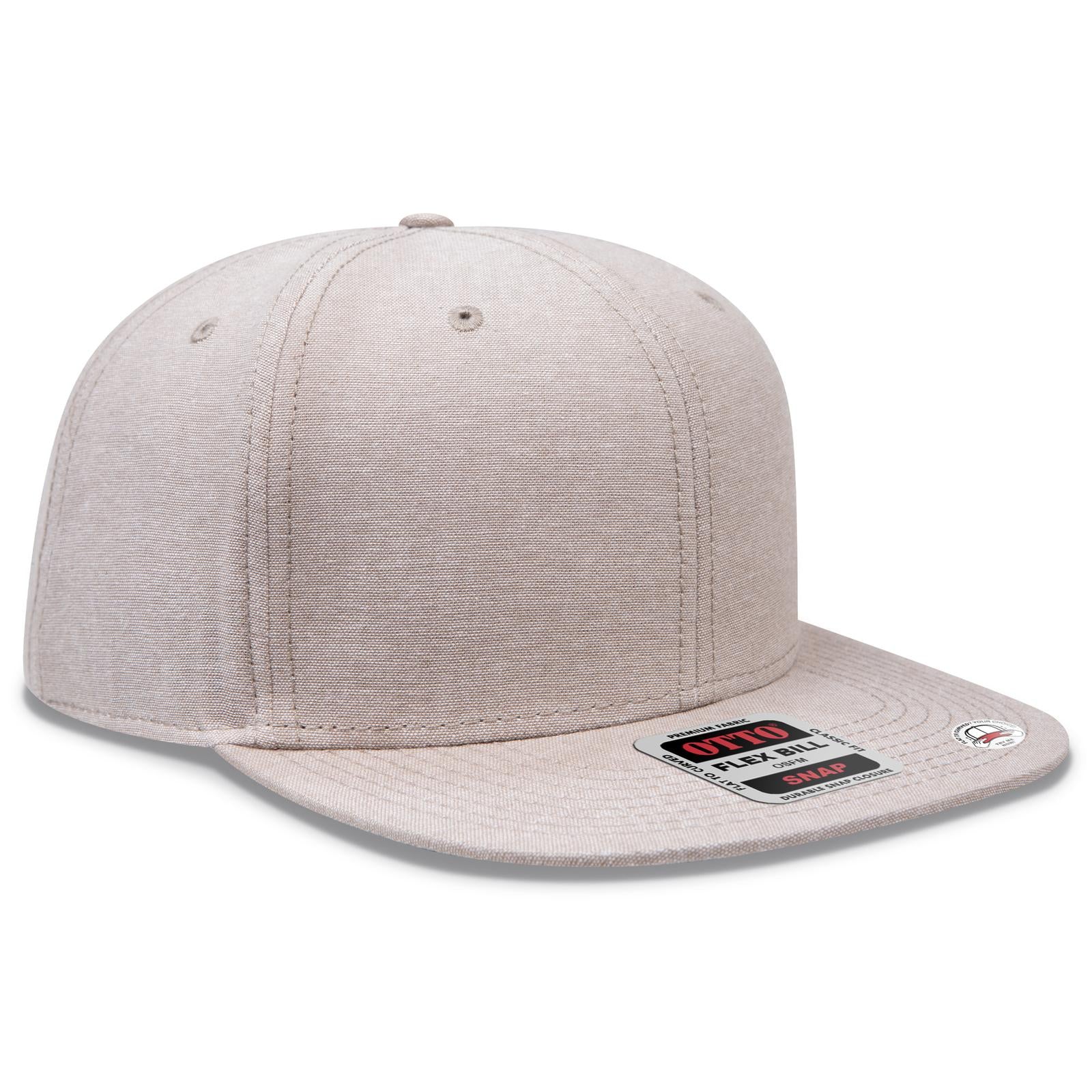 Custom Embroidered or DTF Printed - OTTO CAP® OTTO SNAP 6 Panel Pro Style Snapback Hat
