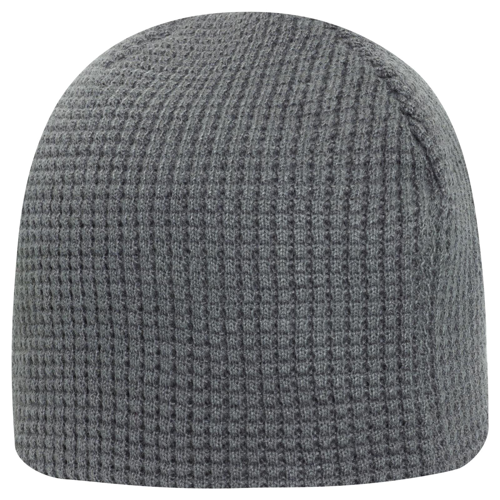 Custom Embroidered or DTF Printed - OTTO CAP® 8" Waffle Rib Knit Beanie