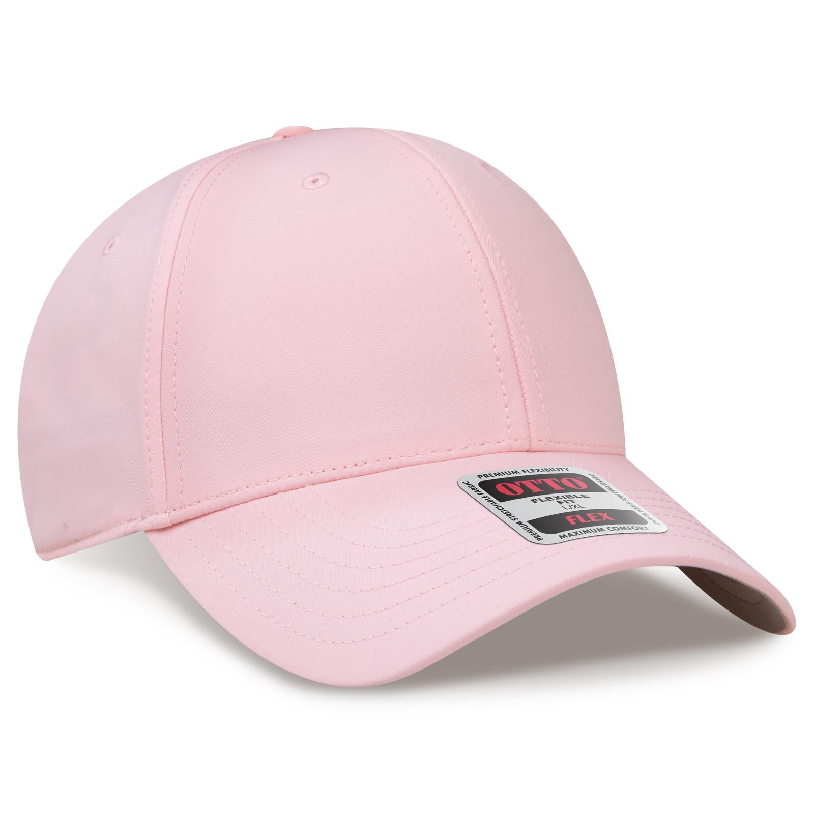 Custom Embroidered or DTF Printed - OTTO CAP® OTTO FLEX® Fitted 6 Panel Low Profile Baseball Cap
