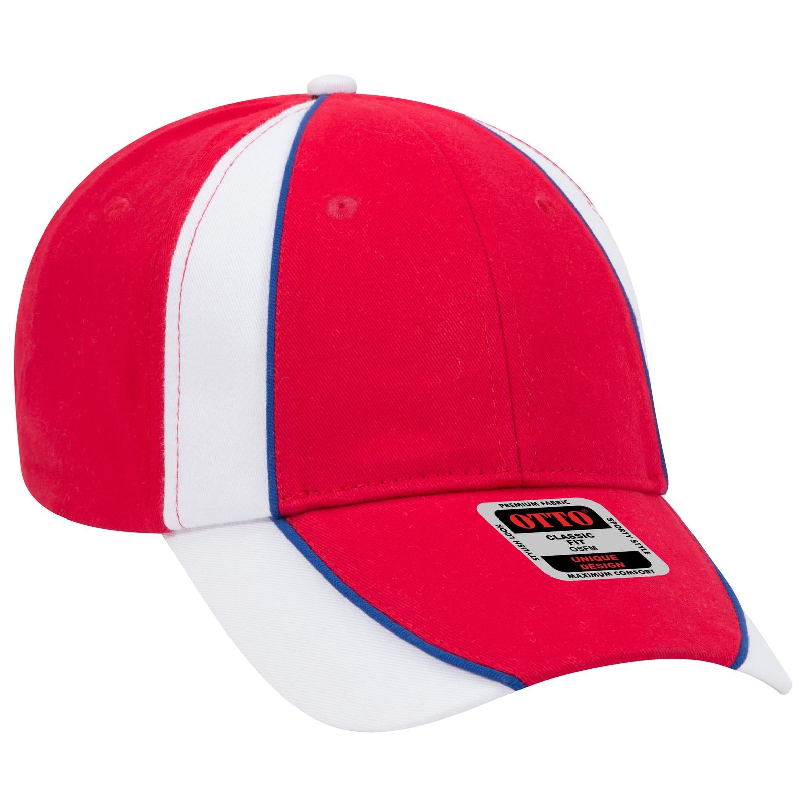 Custom Embroidered or DTF Printed - OTTO CAP® 6 Panel Low Profile Baseball Cap