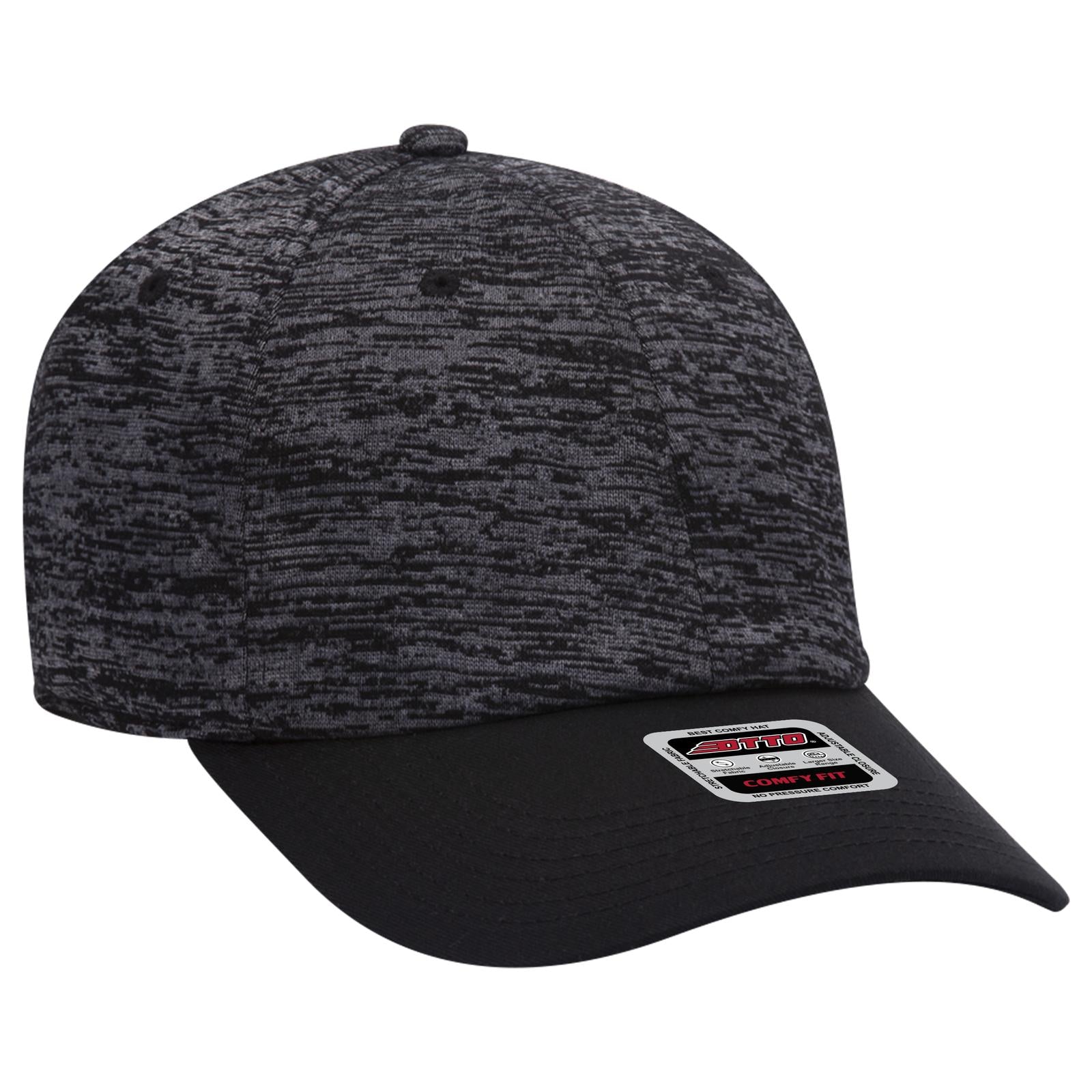 Custom Embroidered or DTF Printed - OTTO CAP® OTTO COMFY FIT® 6 Panel Low Profile Baseball Cap