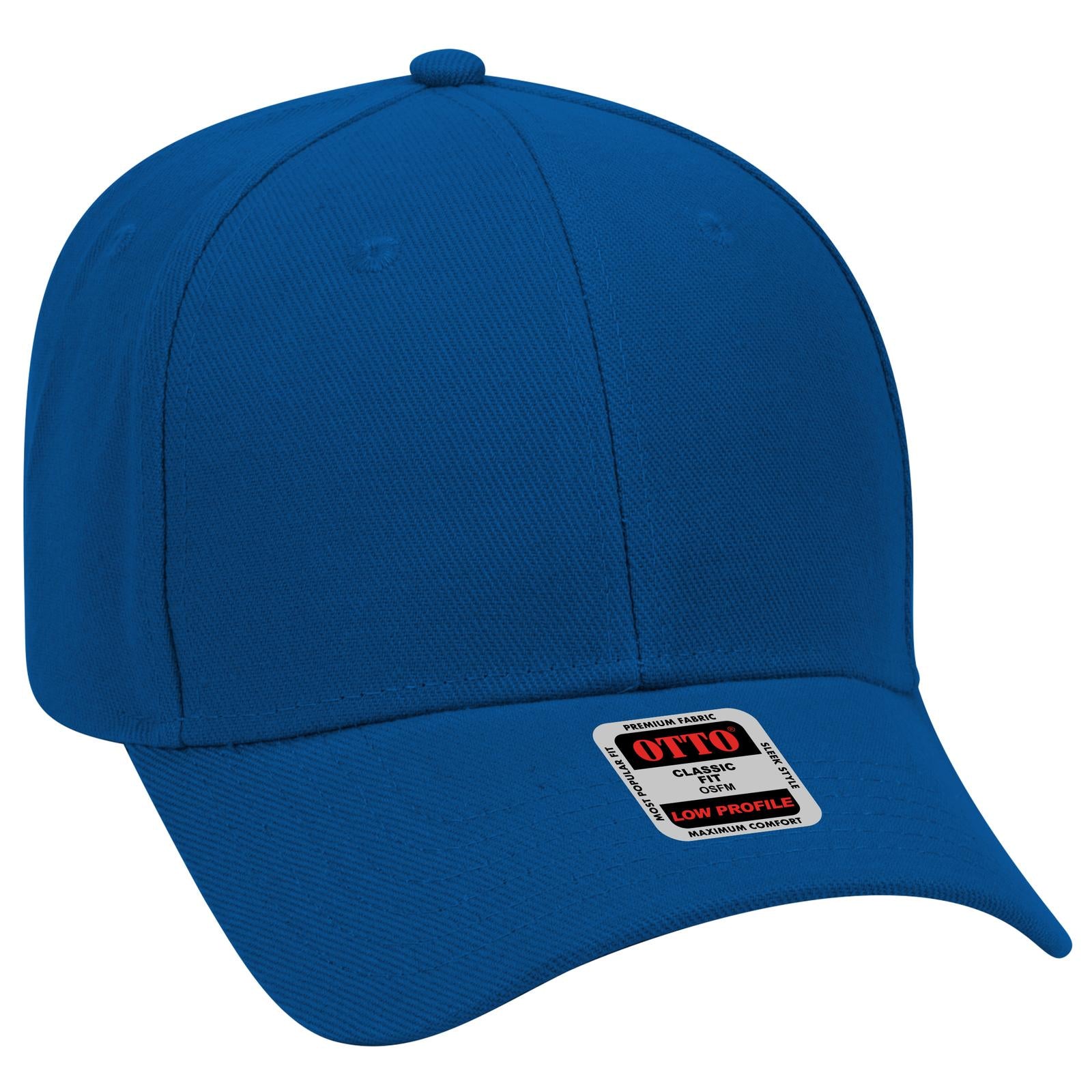 Custom Embroidered or DTF Printed - OTTO CAP® 6 Panel Low Profile Baseball Cap