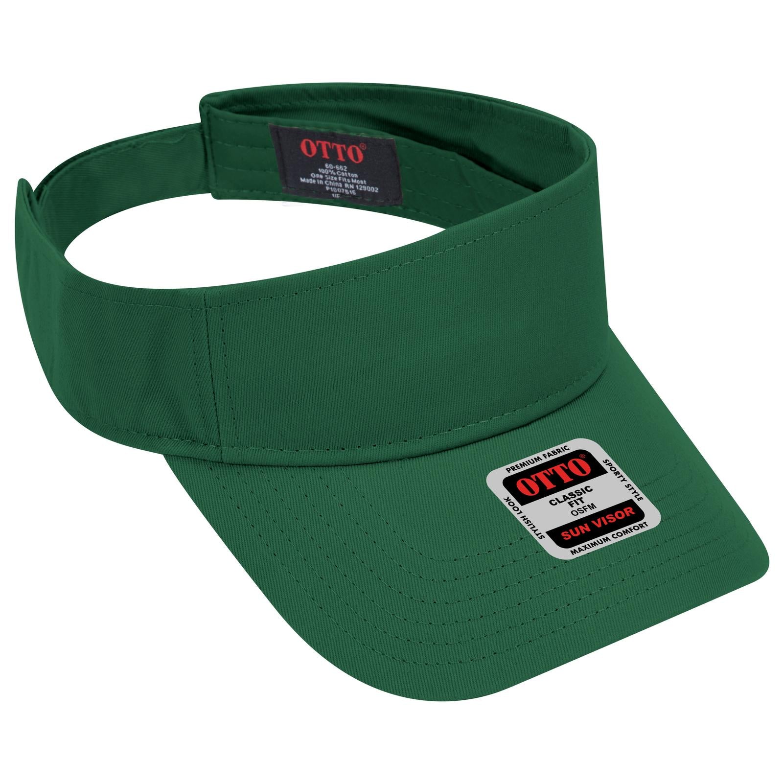Custom Embroidered or DTF Printed - OTTO CAP® Sun Visor