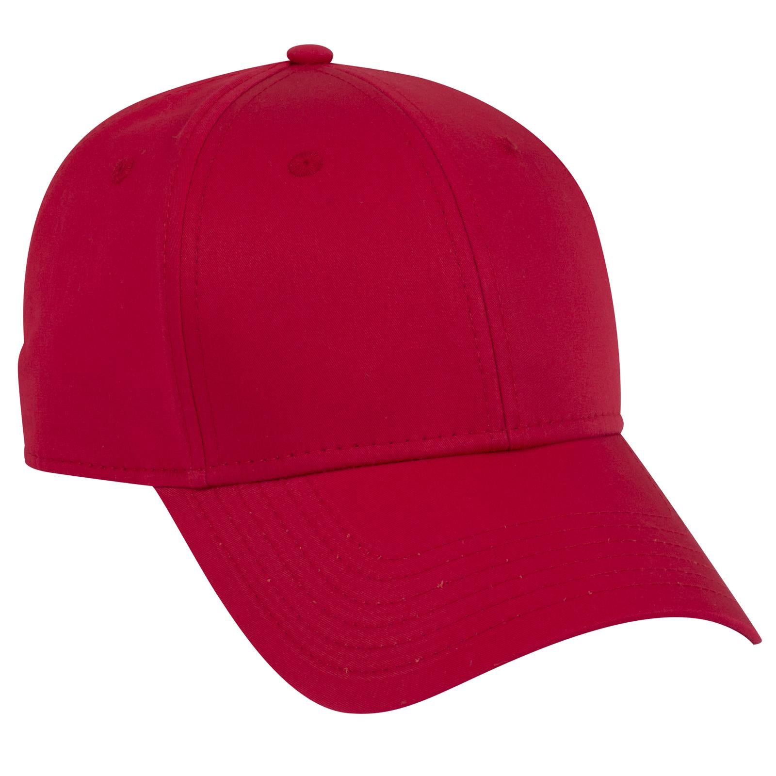 Custom Embroidered or DTF Printed - OTTO CAP® 6 Panel Low Profile Baseball Cap