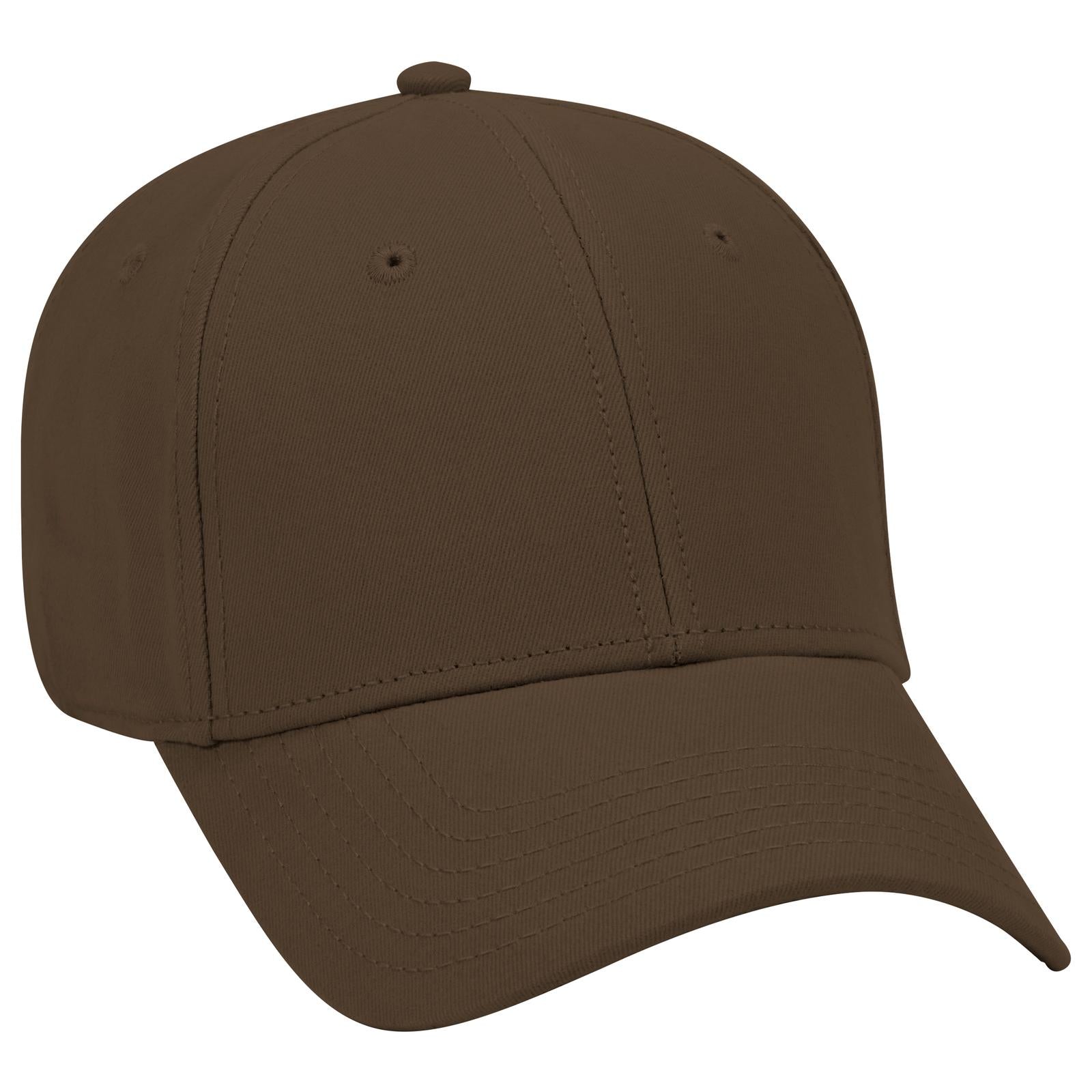 Custom Embroidered or DTF Printed - OTTO CAP® 6 Panel Low Profile Baseball Cap