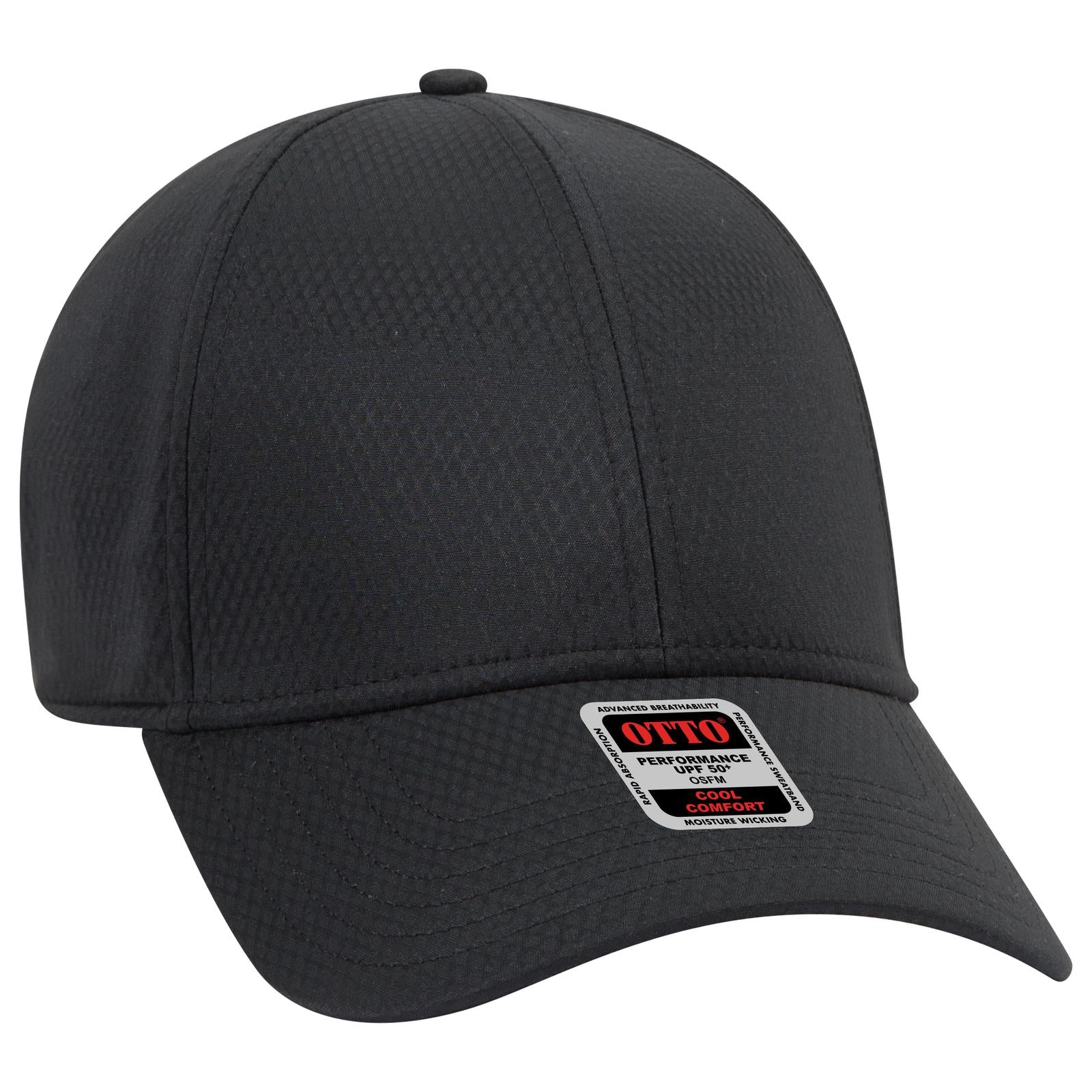 Custom Embroidered or DTF Printed - OTTO CAP® UPF 50+ 6 Panel Low Profile Baseball Cap