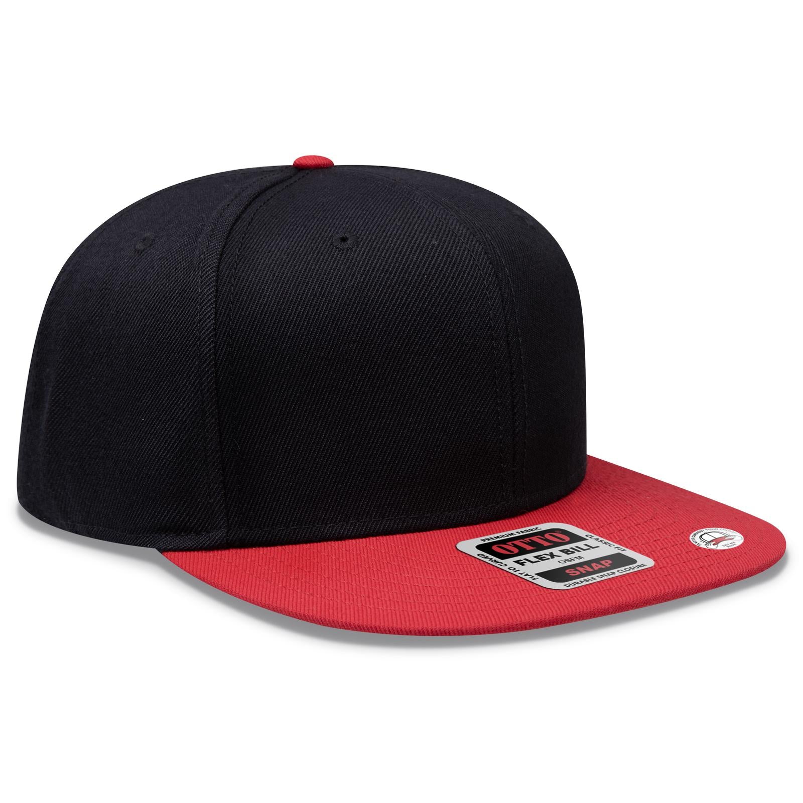 Custom Embroidered or DTF Printed - OTTO CAP® OTTO SNAP 6 Panel Pro Style Snapback Hat