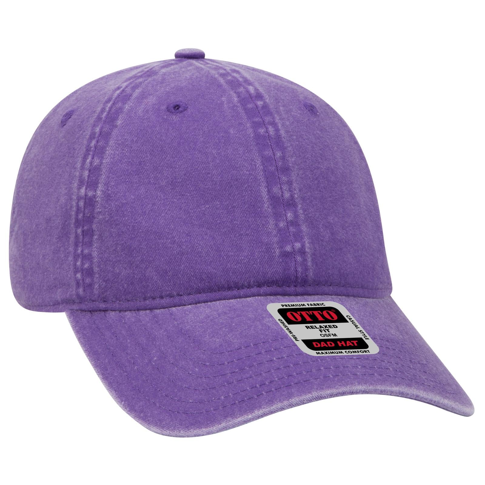 Custom Embroidered - OTTO CAP 6 Panel Low Profile Dad Hat