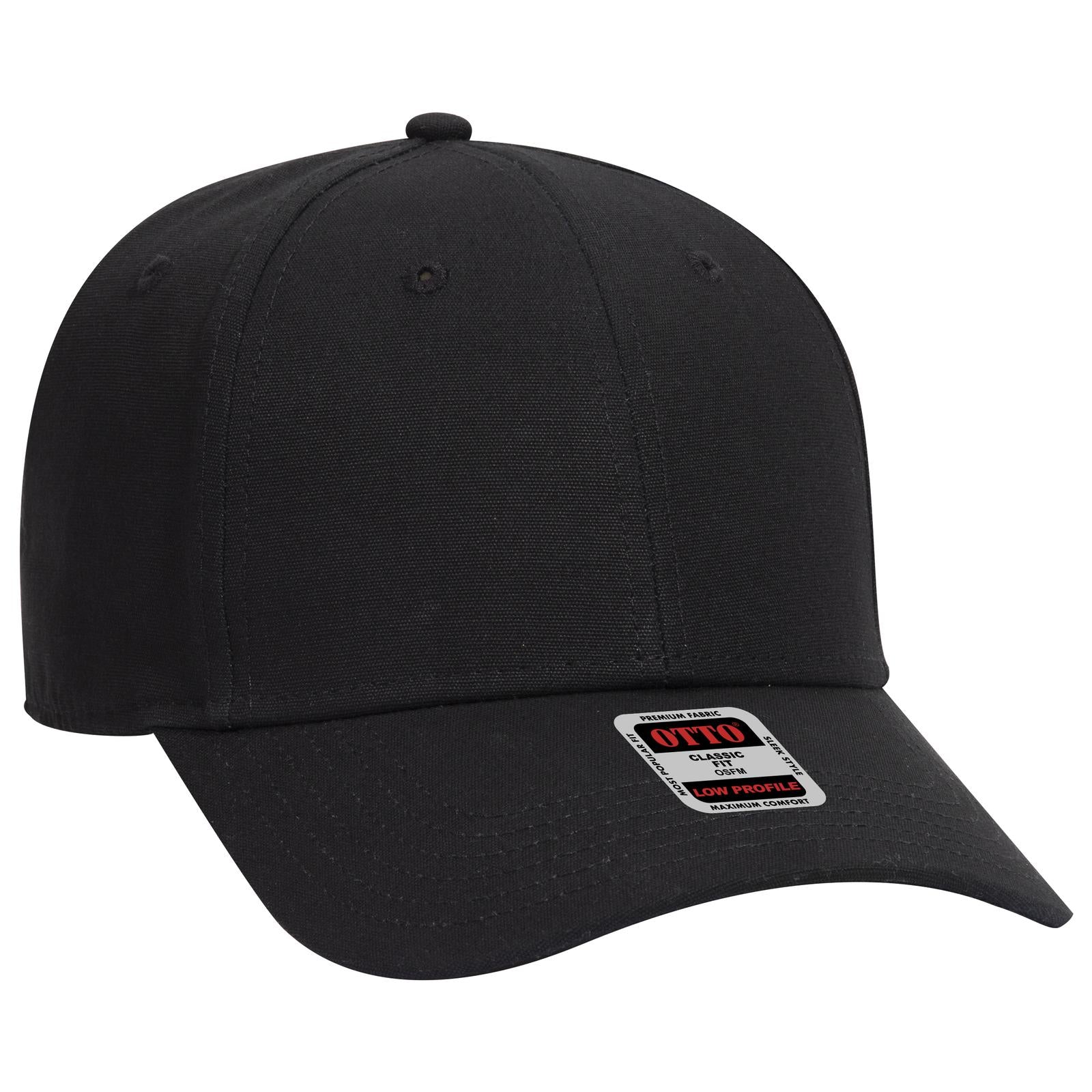 Custom Embroidered or DTF Printed - OTTO CAP® 6 Panel Low Profile Baseball Cap