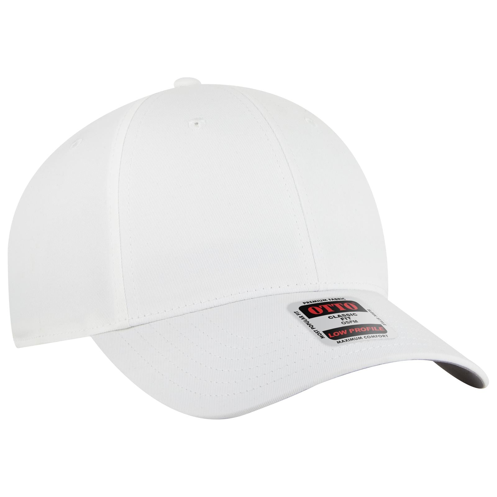 Custom Embroidered or DTF Printed - OTTO CAP® 6 Panel Low Profile Baseball Cap