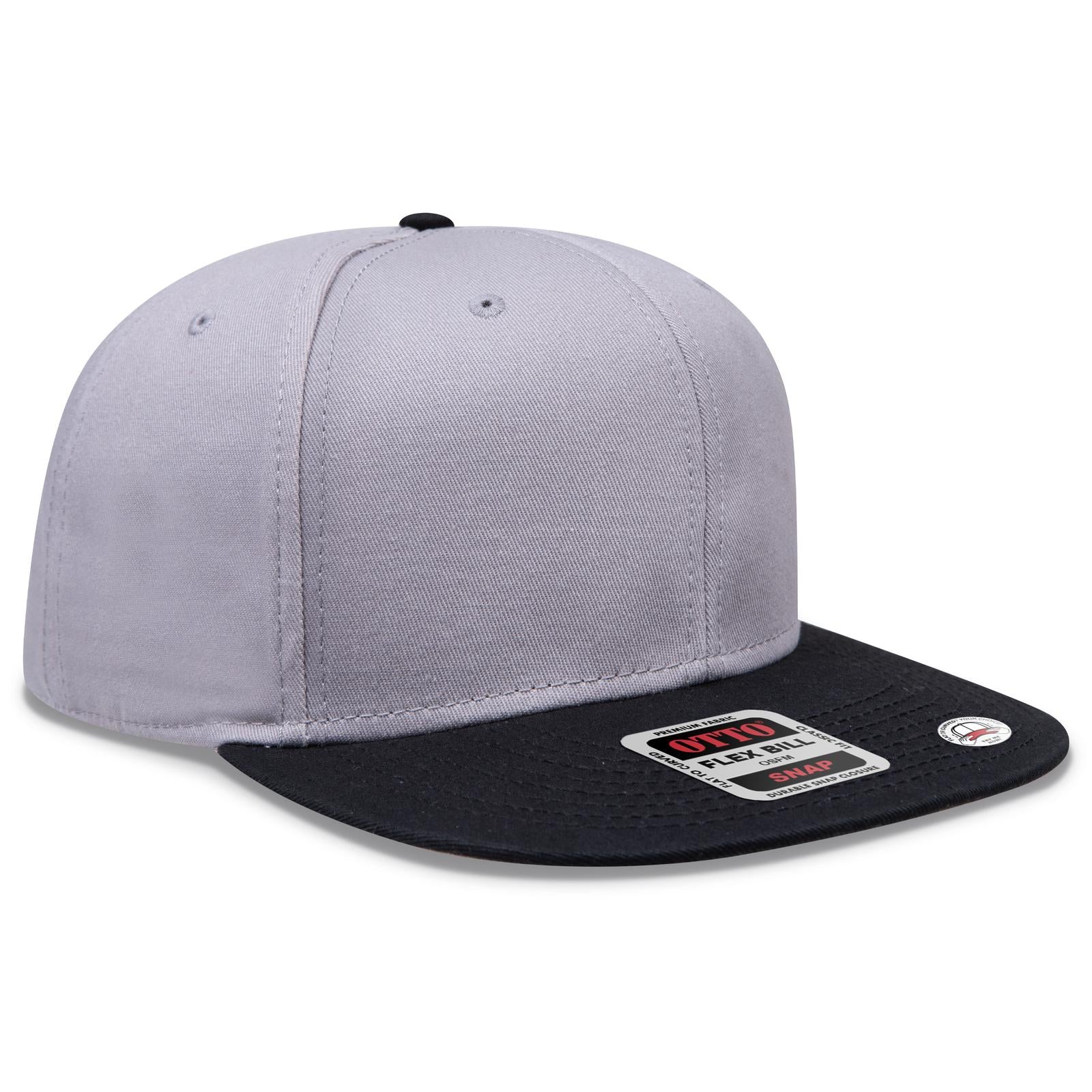 Custom Embroidered or DTF Printed - OTTO CAP® OTTO SNAP 6 Panel Pro Style Snapback Hat