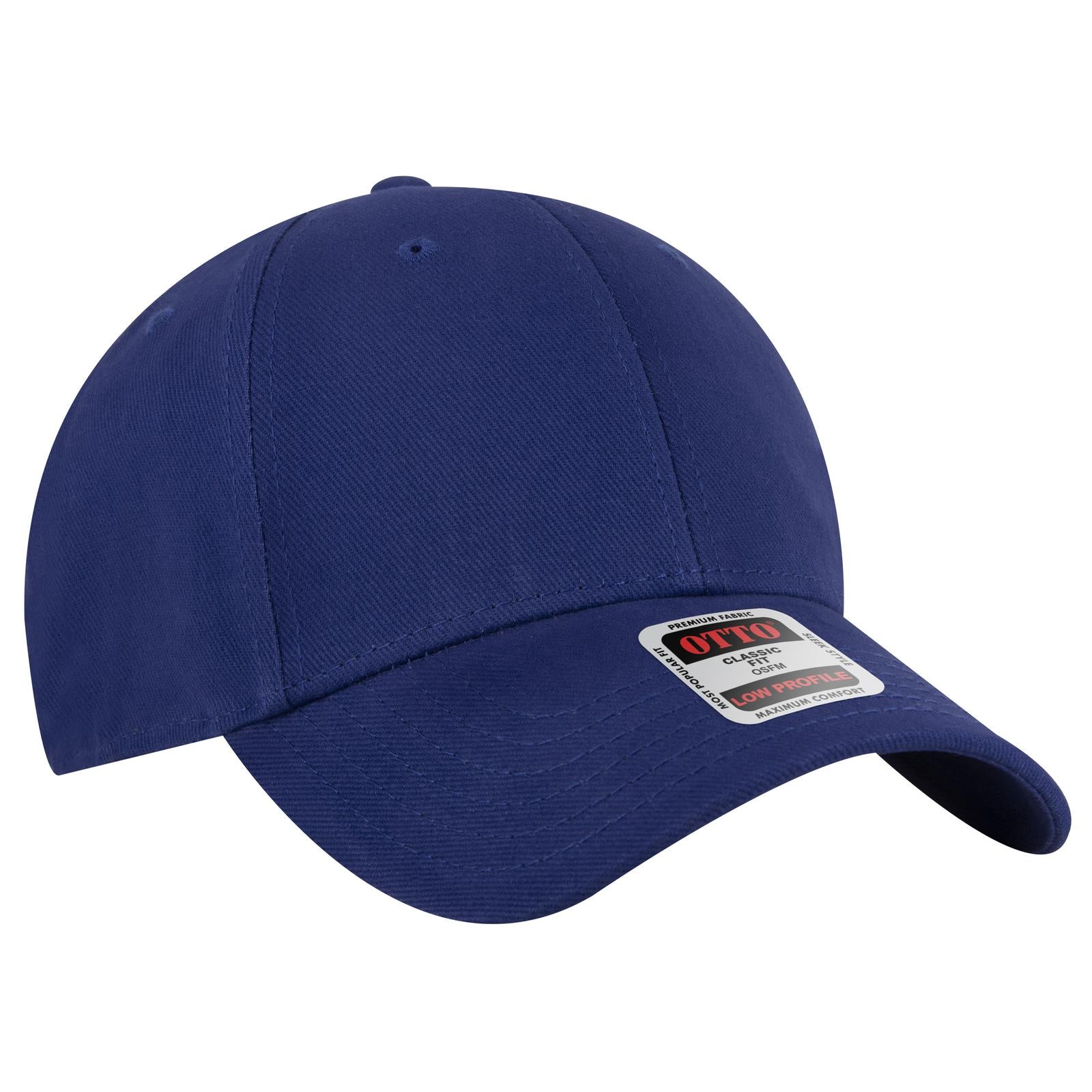 Custom Embroidered or DTF Printed - OTTO CAP® 6 Panel Low Profile Baseball Cap