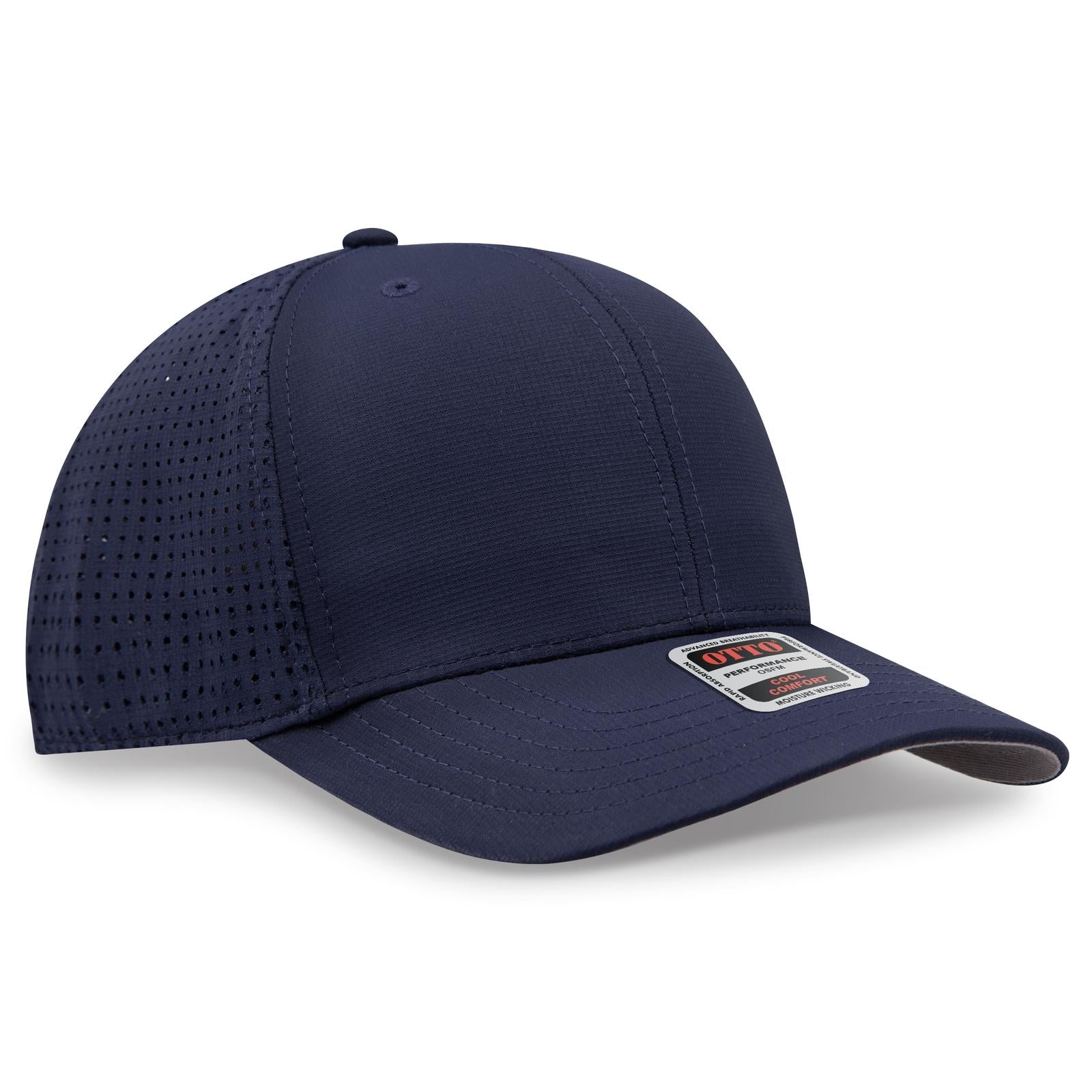 Custom Embroidered or DTF Printed - OTTO CAP® 6 Panel Mid Profile Baseball Cap