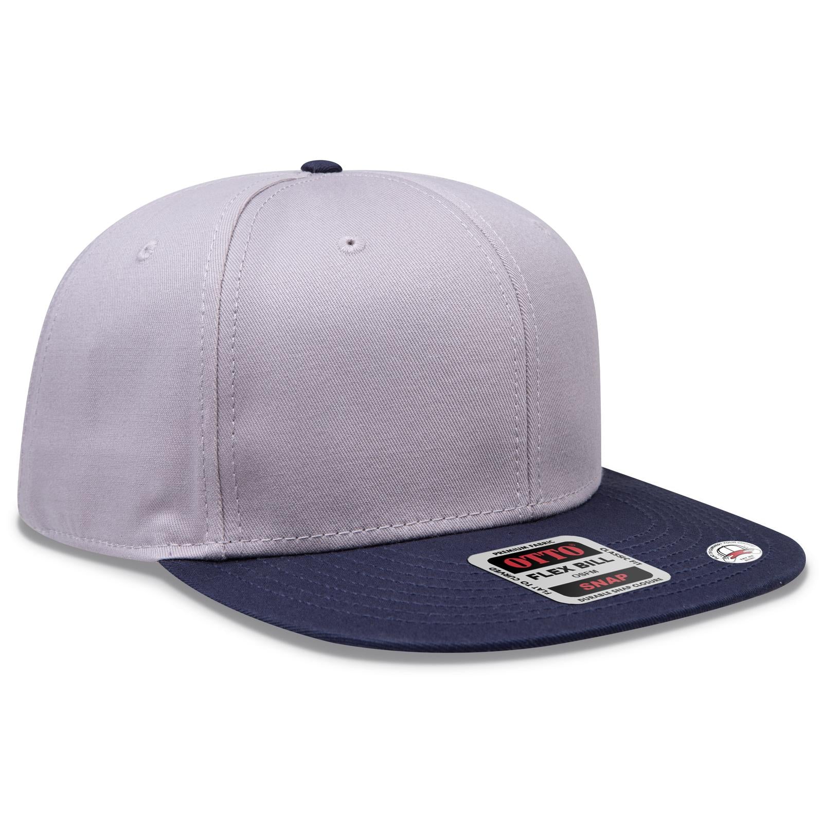 Custom Embroidered or DTF Printed - OTTO CAP® OTTO SNAP 6 Panel Pro Style Snapback Hat