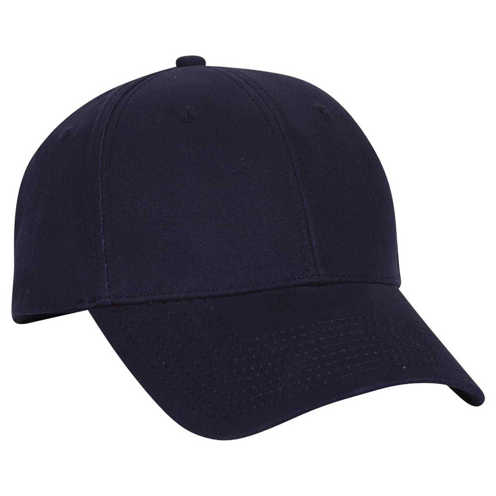 Custom Embroidered or DTF Printed - OTTO CAP® OTTO FLEX® Fitted 6 Panel Low Profile Baseball Cap