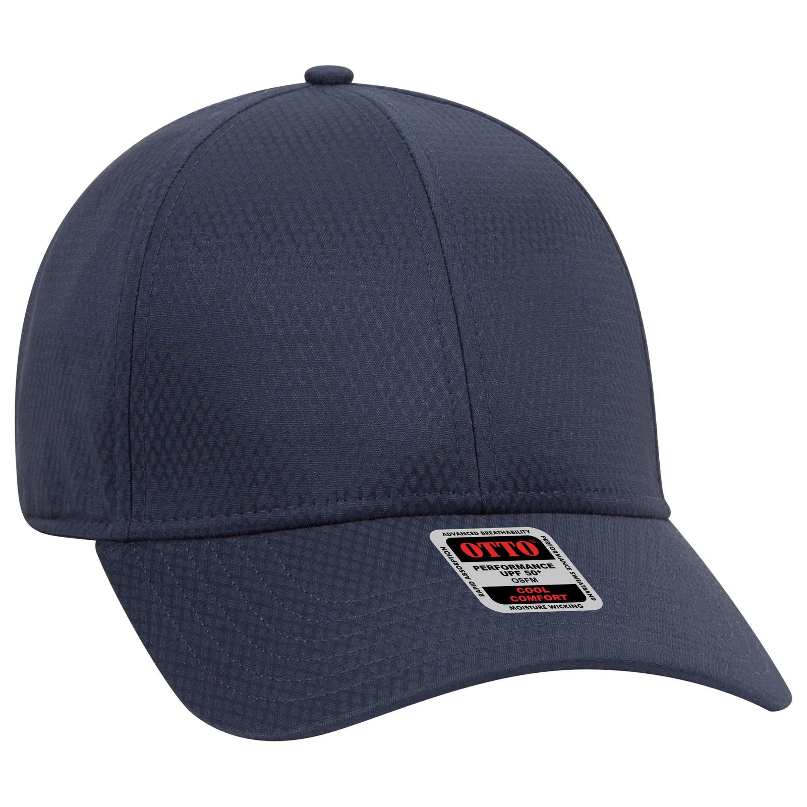 Custom Embroidered or DTF Printed - OTTO CAP® UPF 50+ 6 Panel Low Profile Baseball Cap