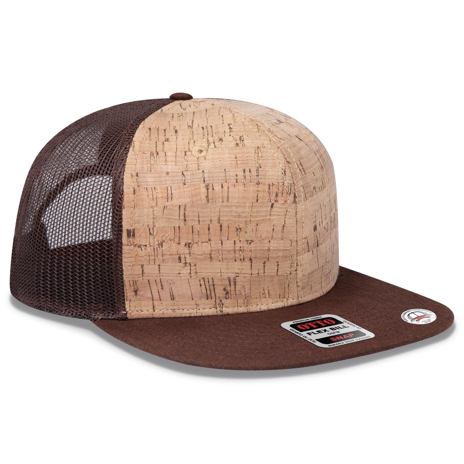 Custom Embroidered or DTF Printed - OTTO CAP® OTTO SNAP 6 Panel Pro Style Mesh Back Trucker Snapback Hat