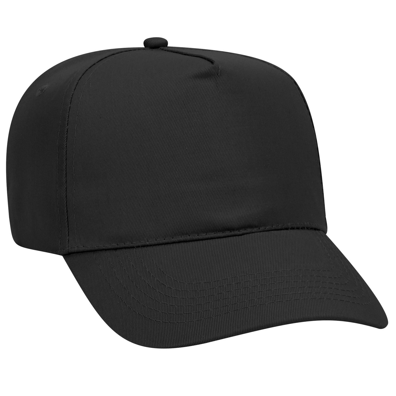 Custom Embroidered or DTF Printed - OTTO CAP® 5 Panel Mid Profile Baseball Cap