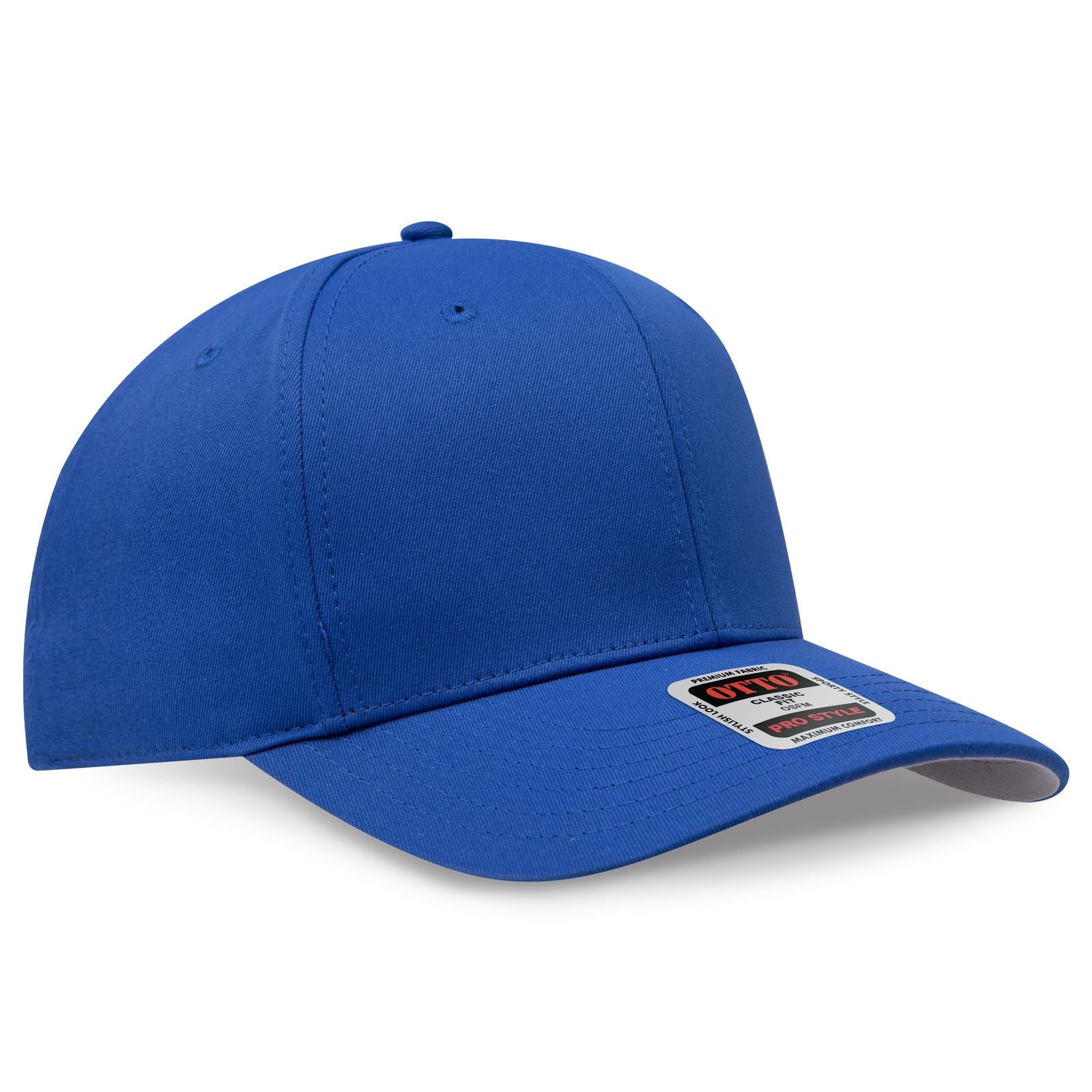 Custom Embroidered or DTF Printed - OTTO CAP® 6 Panel Pro Style Baseball Cap