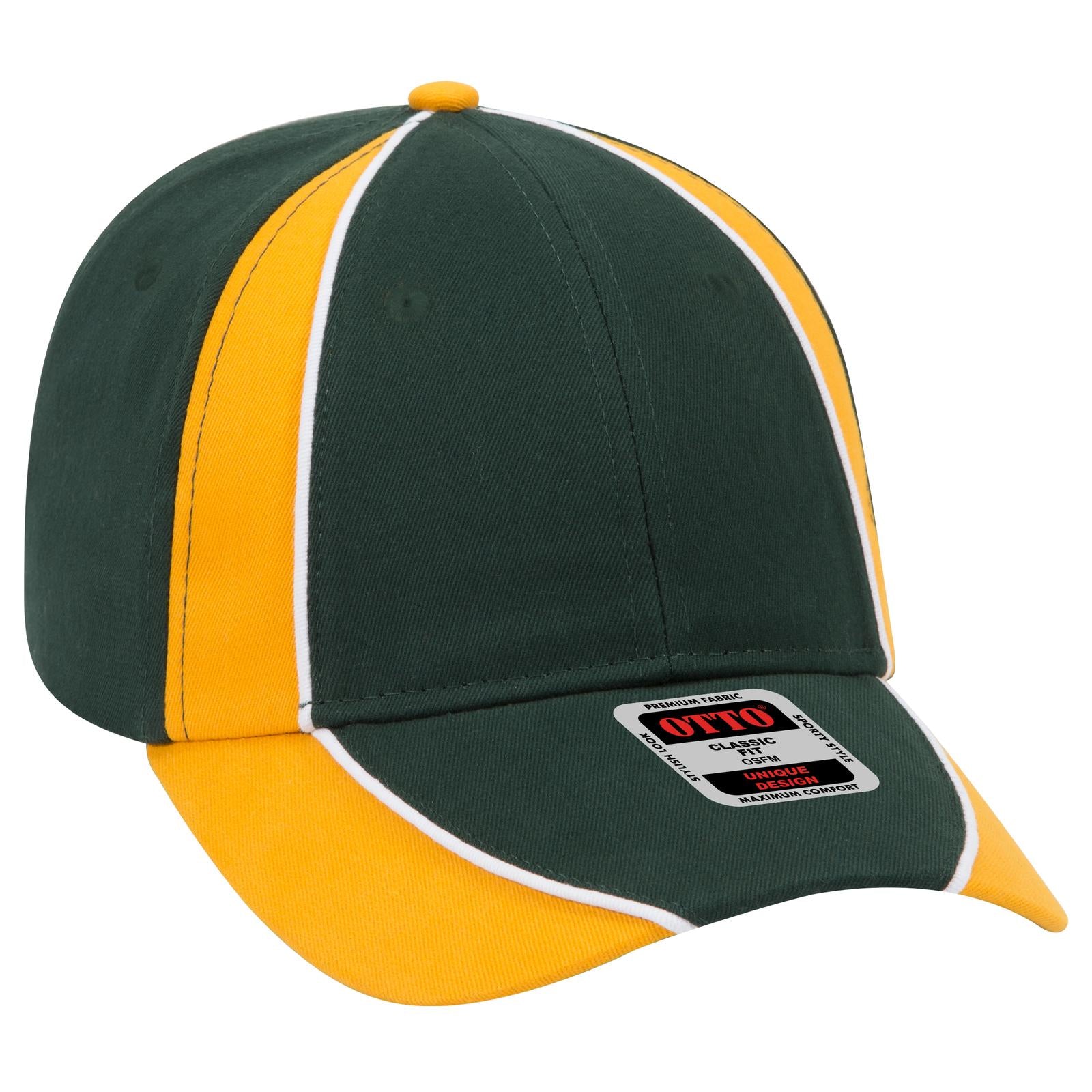 Custom Embroidered or DTF Printed - OTTO CAP® 6 Panel Low Profile Baseball Cap