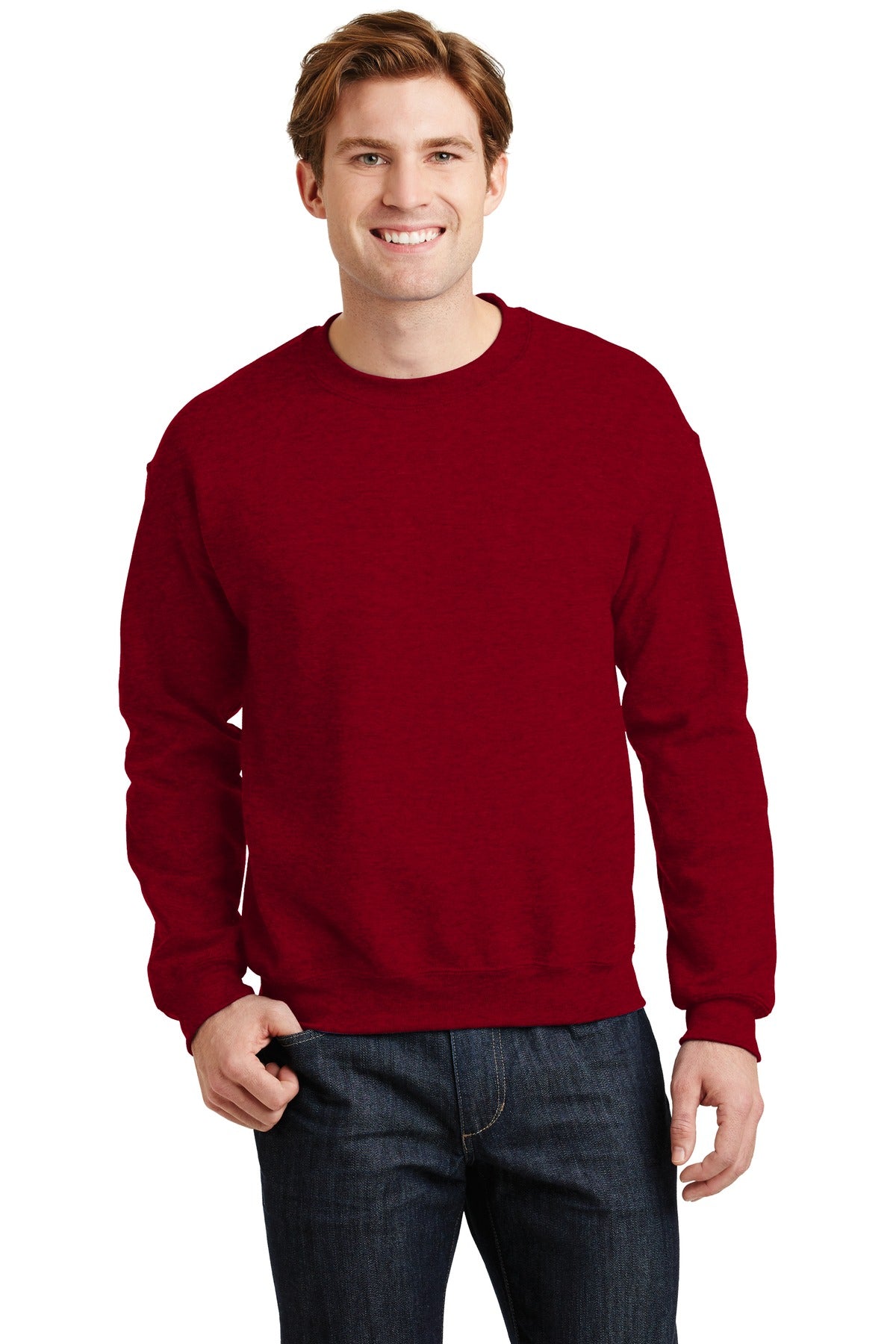 Gildan® Heavy Blend™ Crewneck 18000 Antique Cherry Red S