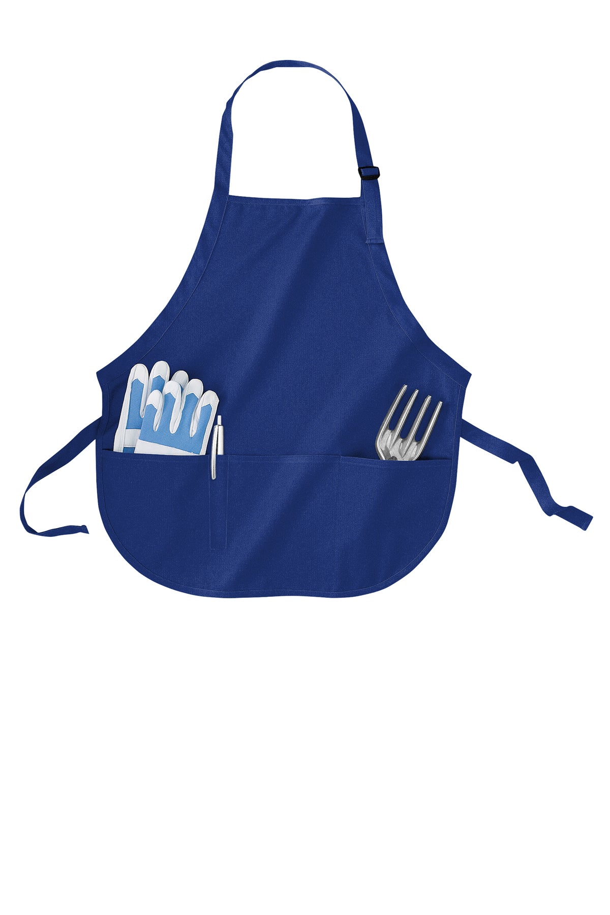Custom Embroidered Mid-Length Apron with Pockets - Personalized Apron - Gift