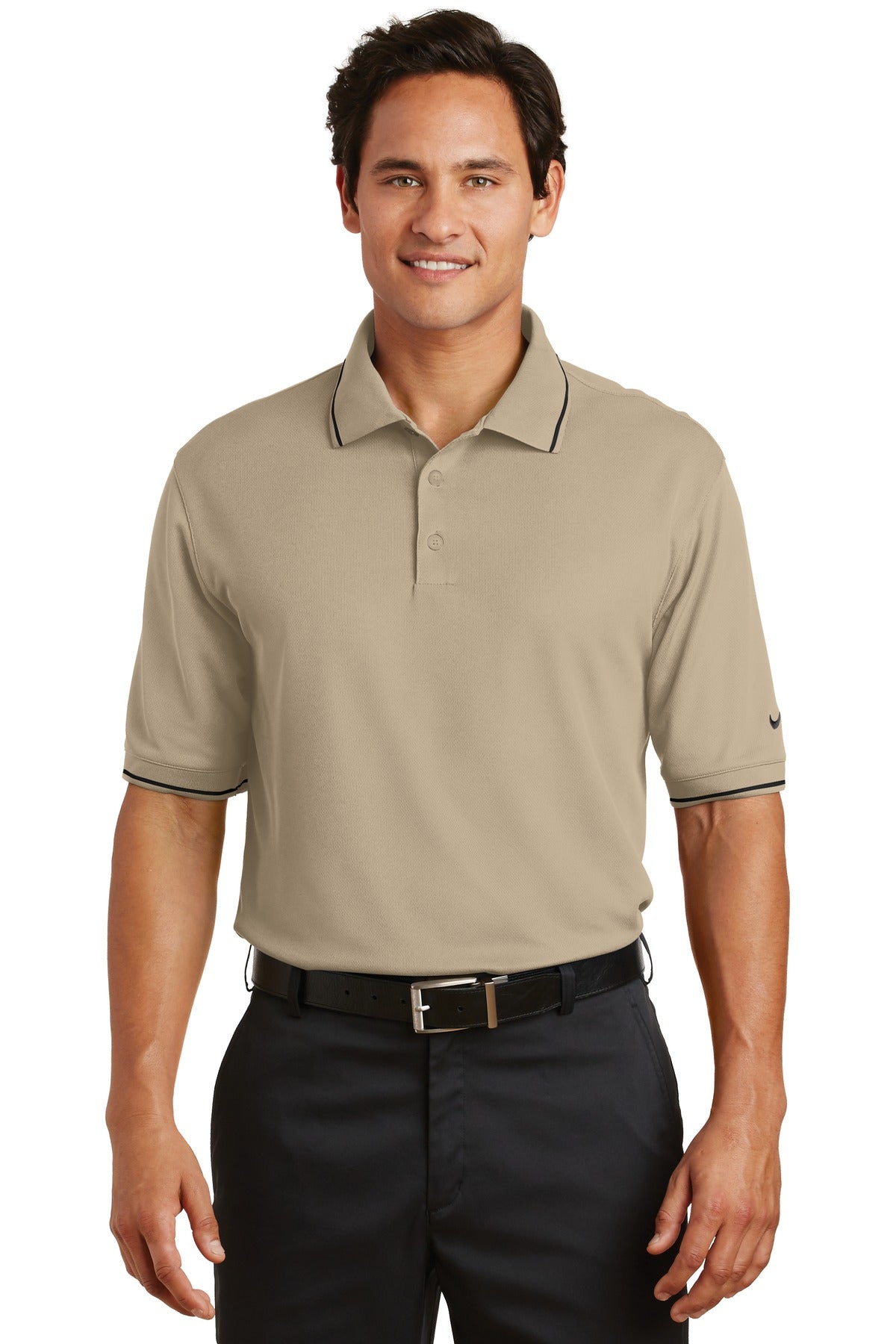 Custom Embroidered -DISCONTINUED Nike Dri-FIT Classic Tipped Polo. 319966