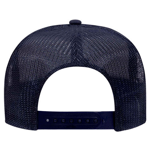 Custom Embroidered Trucker Hat with Mesh Back - Includes one 4in W x 2.25in H Embroidery