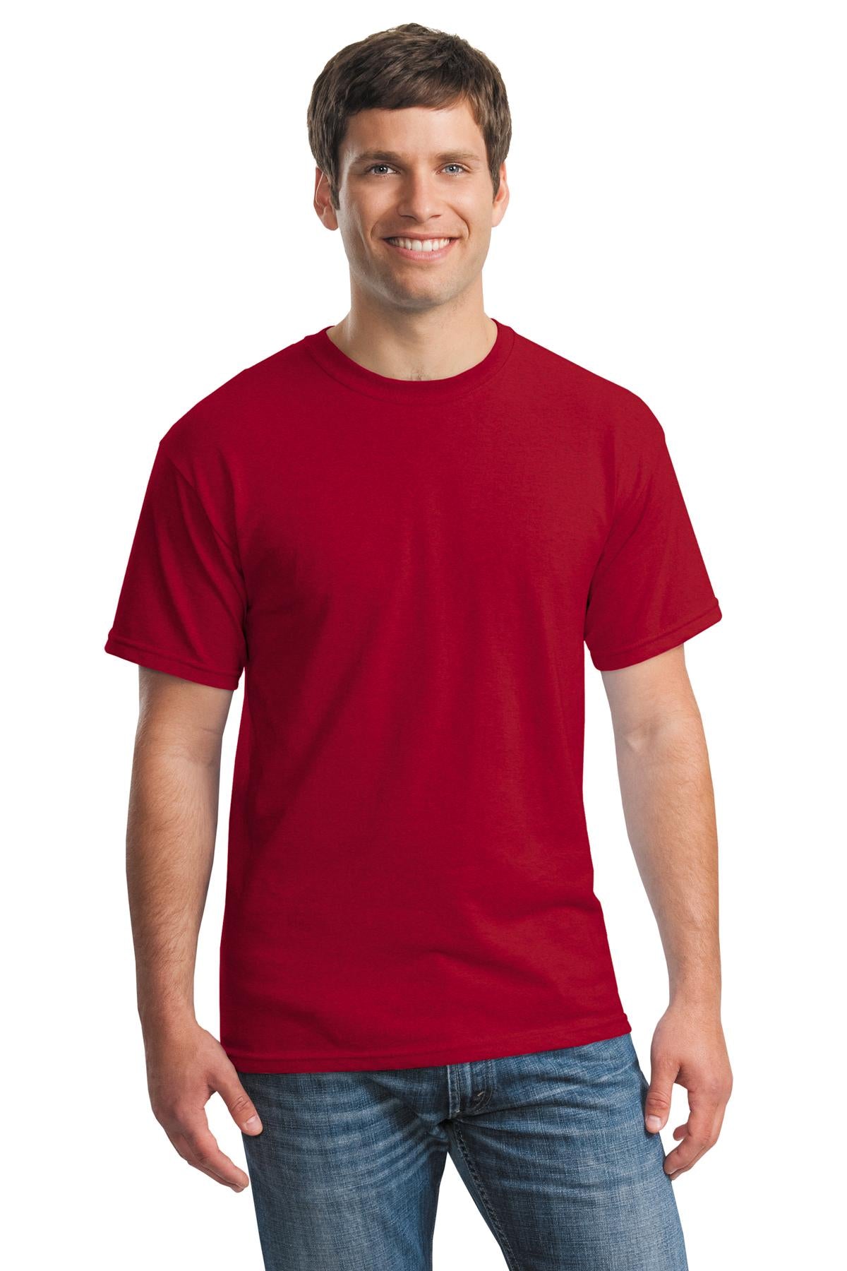 Custom Embroidered - Gildan® - Heavy Cotton™ 100% Cotton T-Shirt. 5000