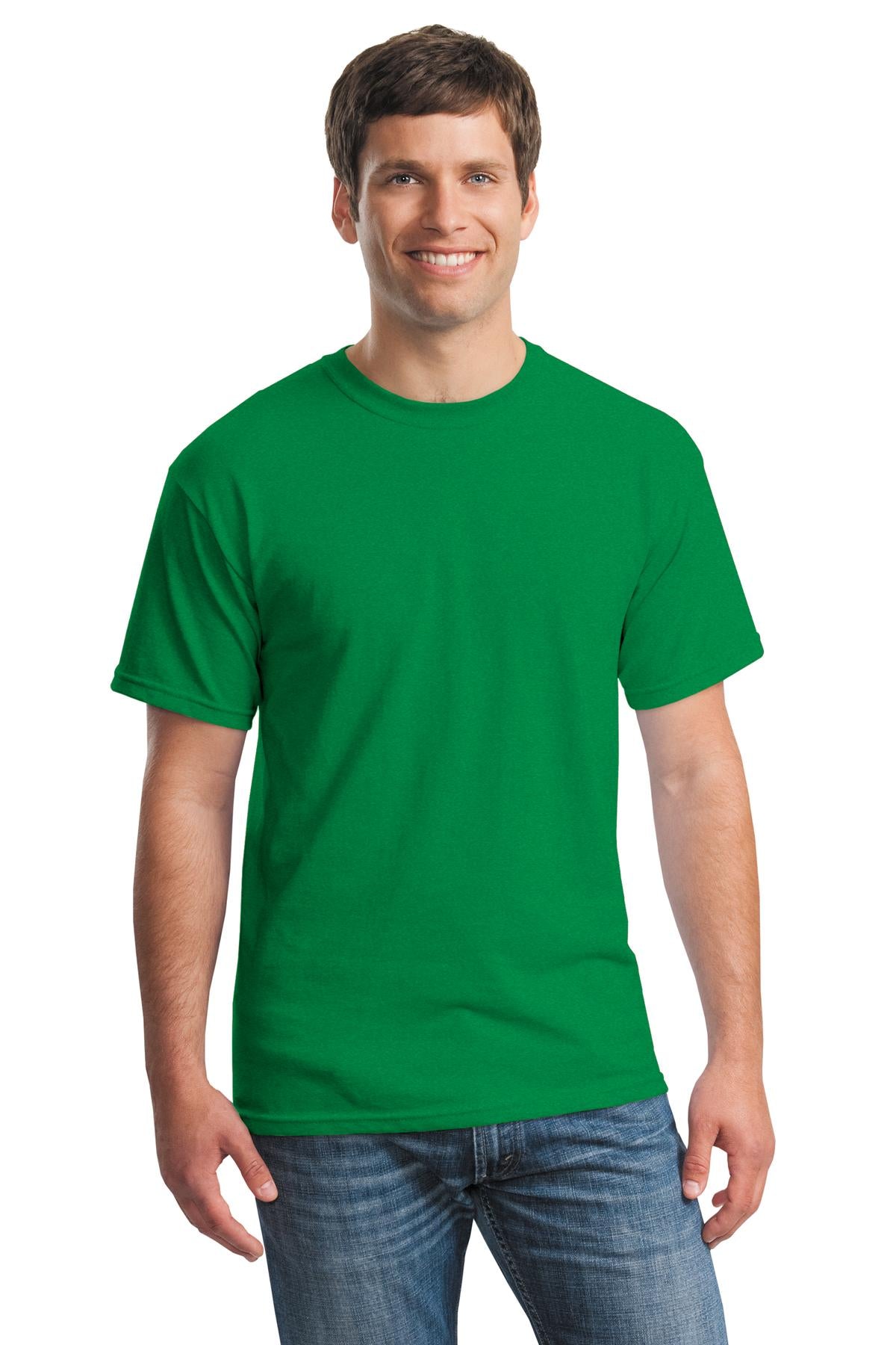 Custom Embroidered - Gildan® - Heavy Cotton™ 100% Cotton T-Shirt. 5000