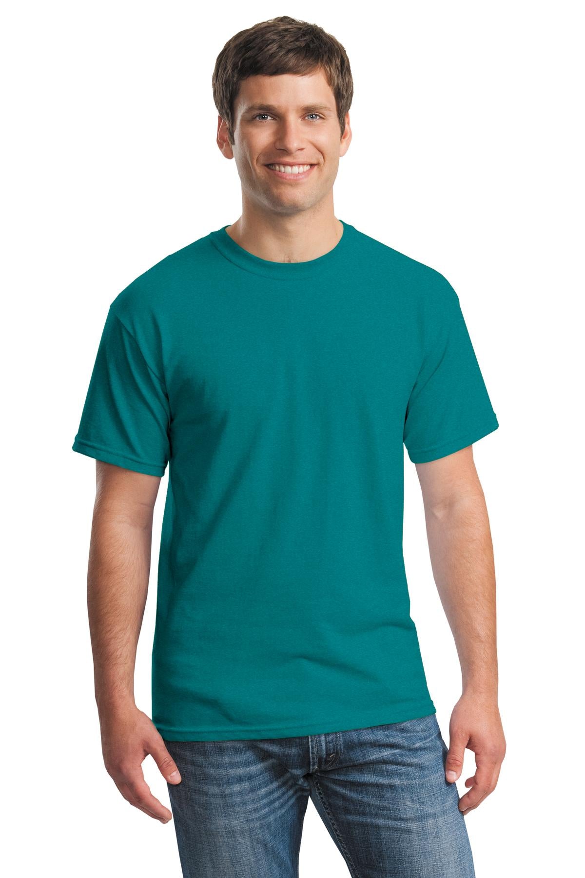 Custom Embroidered - Gildan® - Heavy Cotton™ 100% Cotton T-Shirt. 5000