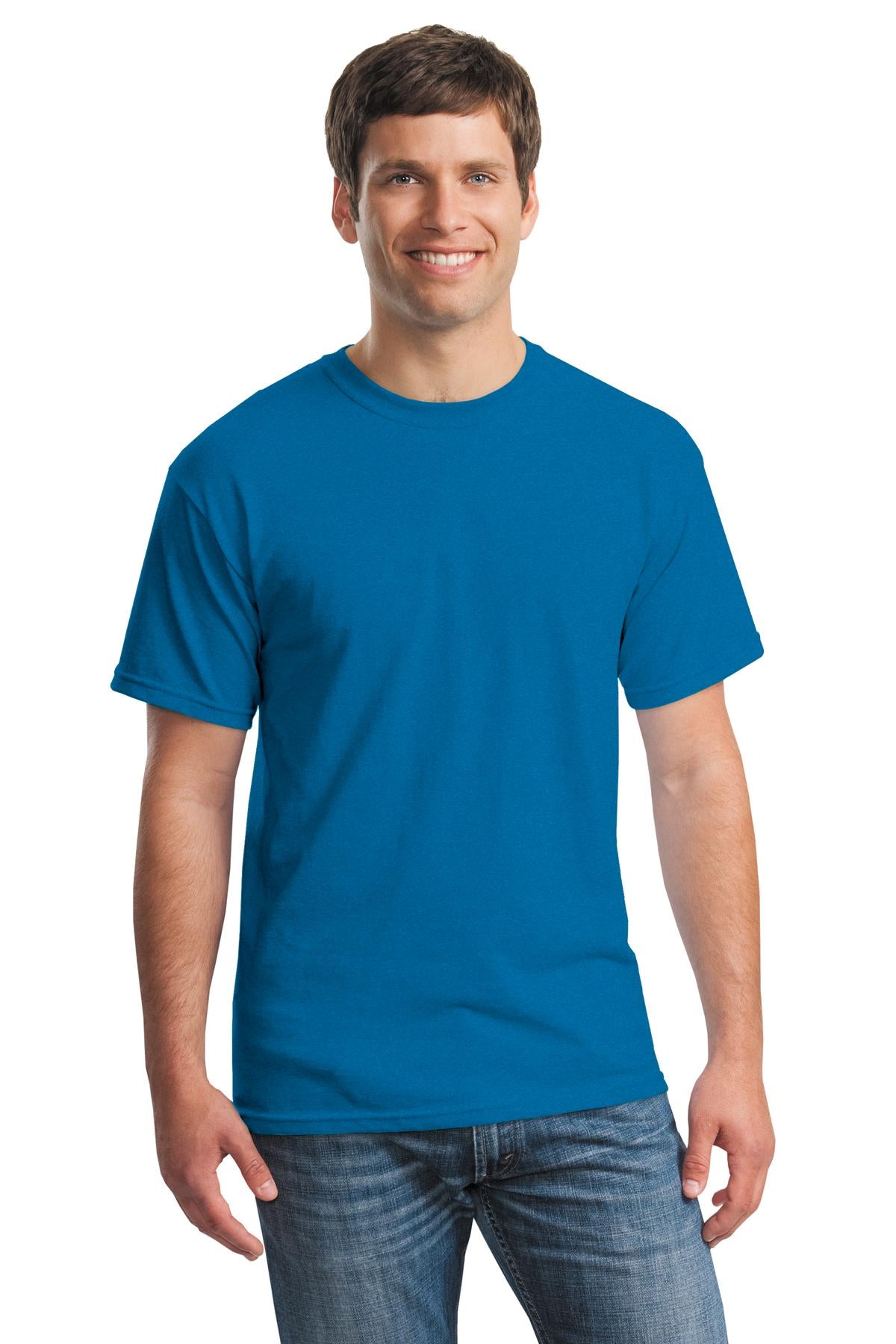 Custom Embroidered - Gildan® - Heavy Cotton™ 100% Cotton T-Shirt. 5000