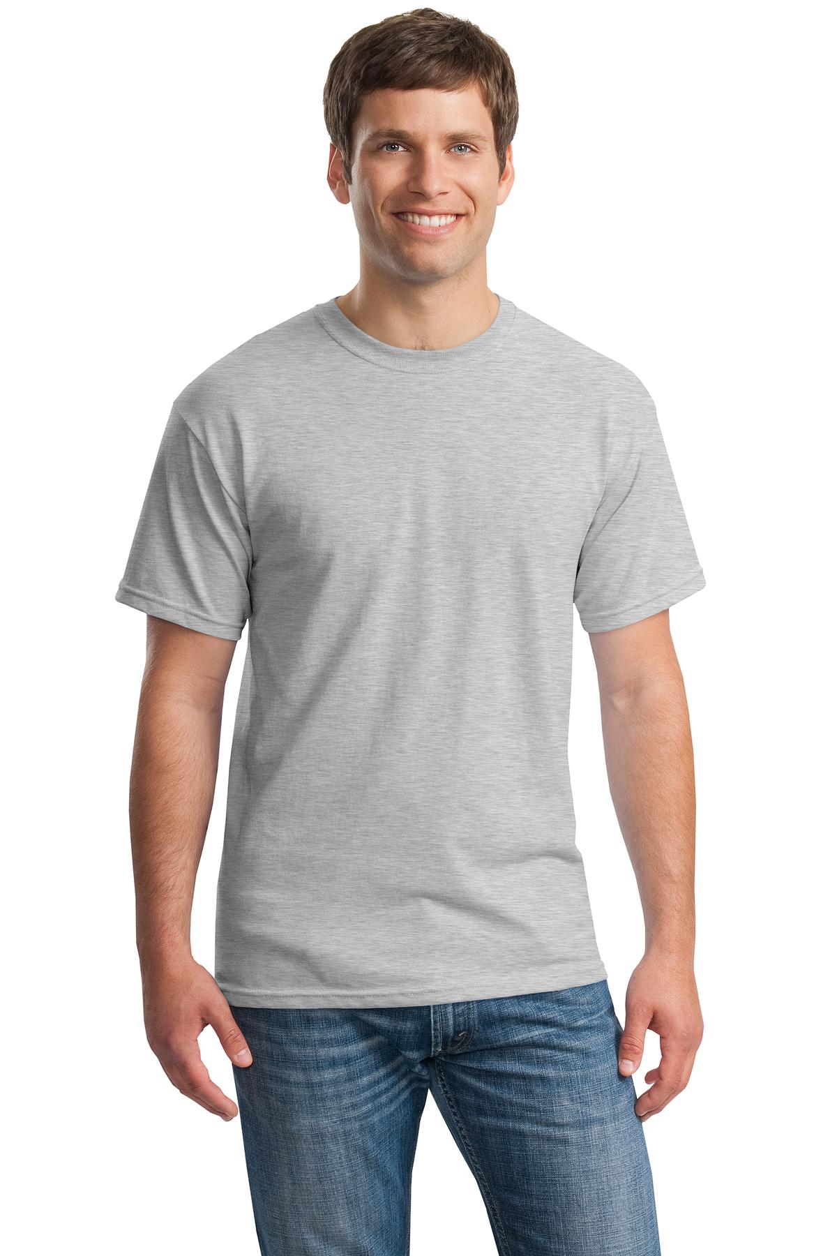 Custom Embroidered - Gildan® - Heavy Cotton™ 100% Cotton T-Shirt. 5000