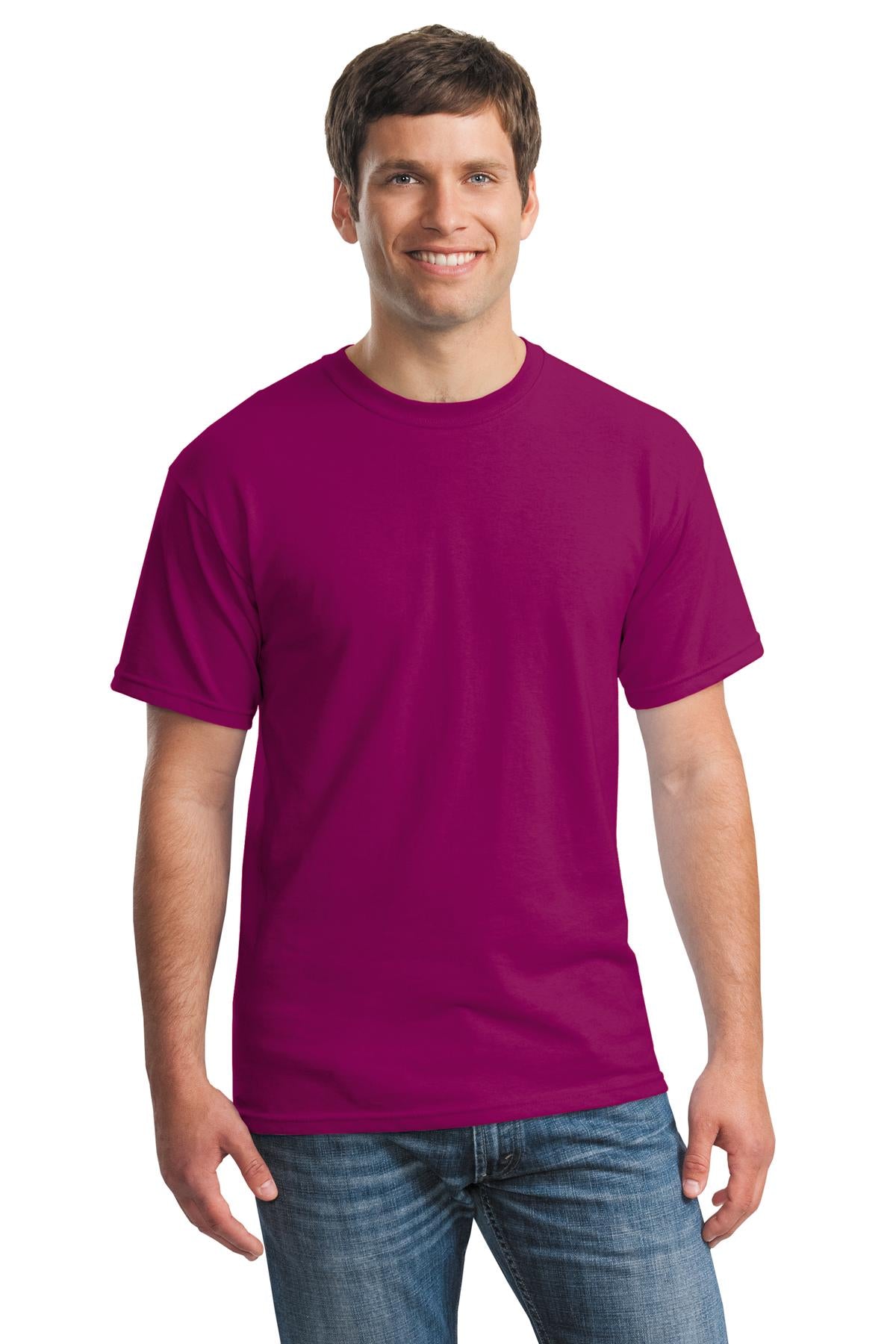 Custom Embroidered - Gildan® - Heavy Cotton™ 100% Cotton T-Shirt. 5000