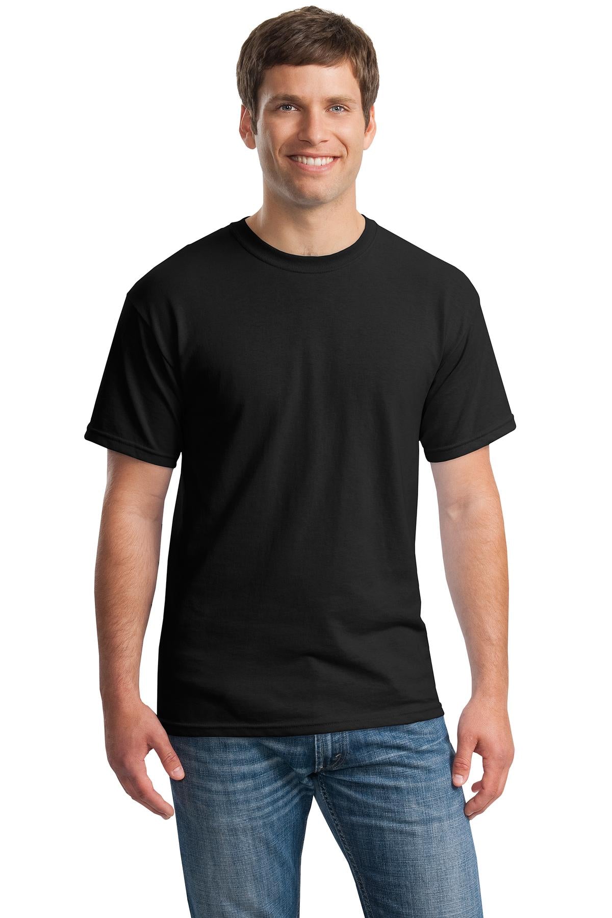 Custom Embroidered - Gildan® - Heavy Cotton™ 100% Cotton T-Shirt. 5000
