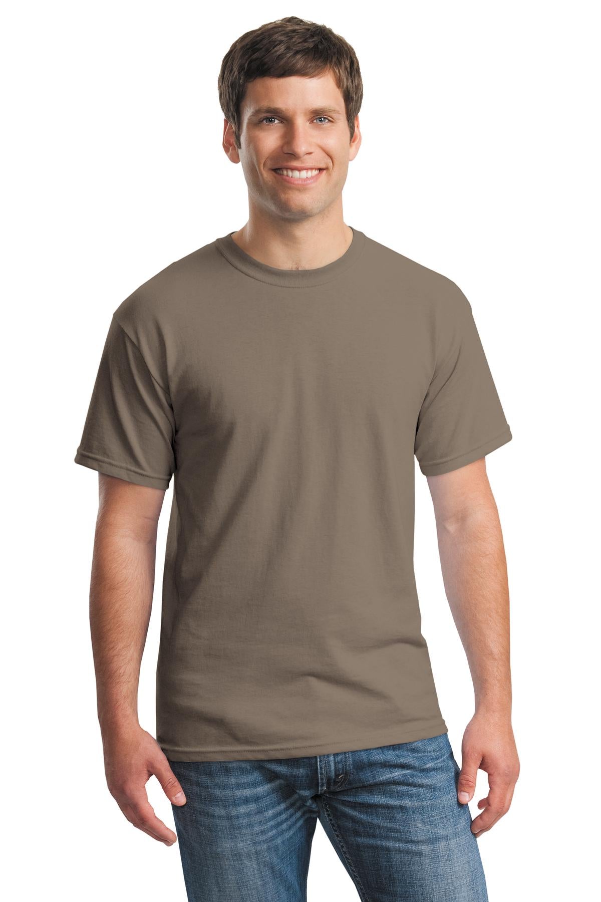 Custom Embroidered - Gildan® - Heavy Cotton™ 100% Cotton T-Shirt. 5000
