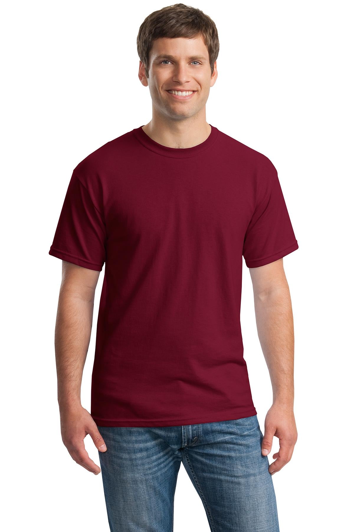 Custom Embroidered - Gildan® - Heavy Cotton™ 100% Cotton T-Shirt. 5000