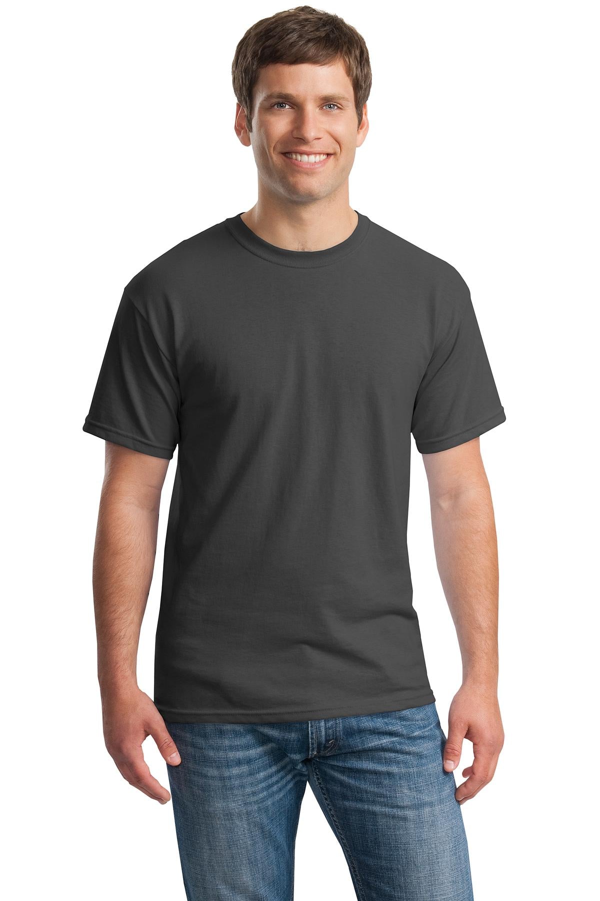 Custom Embroidered - Gildan® - Heavy Cotton™ 100% Cotton T-Shirt. 5000