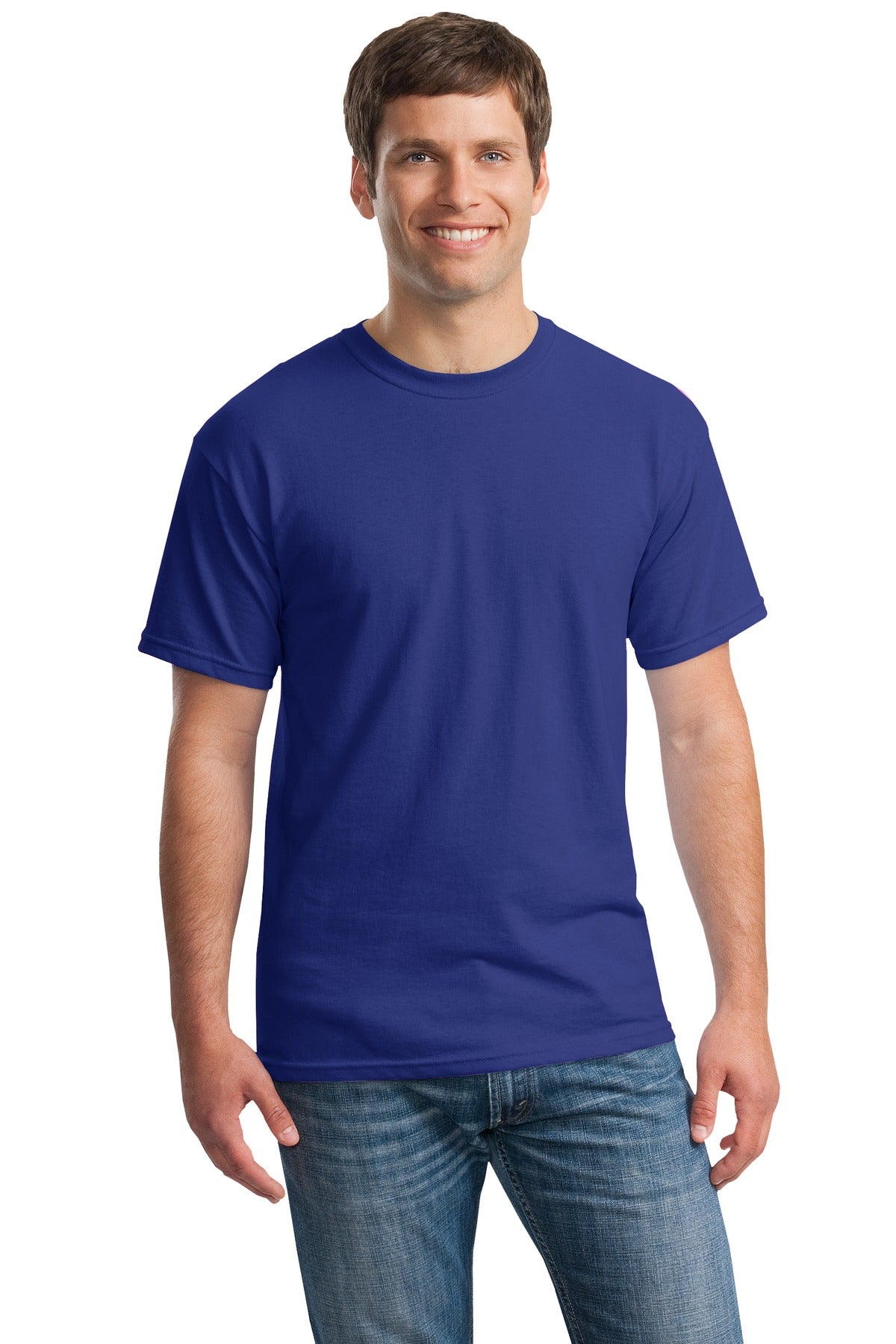 Custom Embroidered - Gildan® - Heavy Cotton™ 100% Cotton T-Shirt. 5000