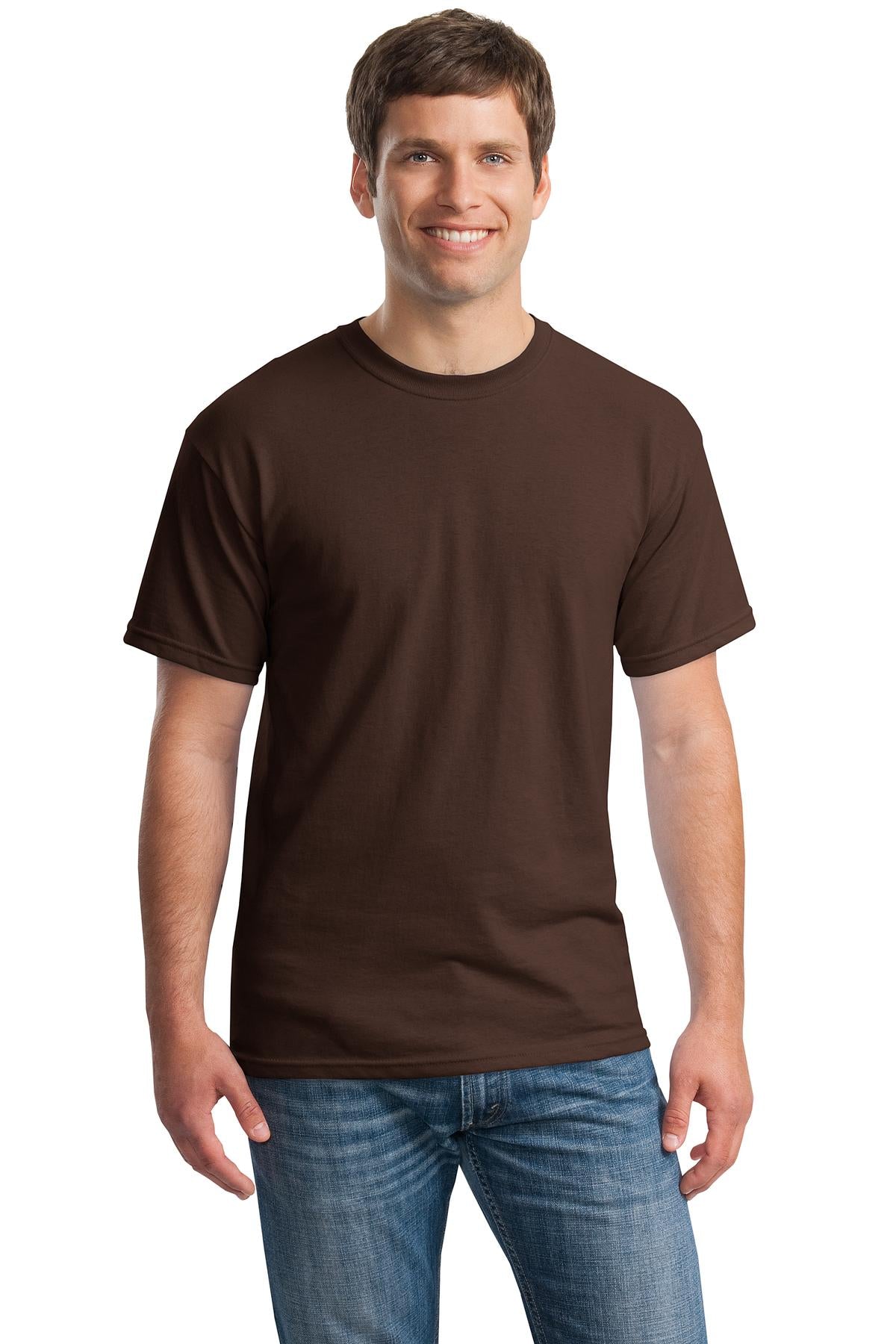 Custom Embroidered - Gildan® - Heavy Cotton™ 100% Cotton T-Shirt. 5000