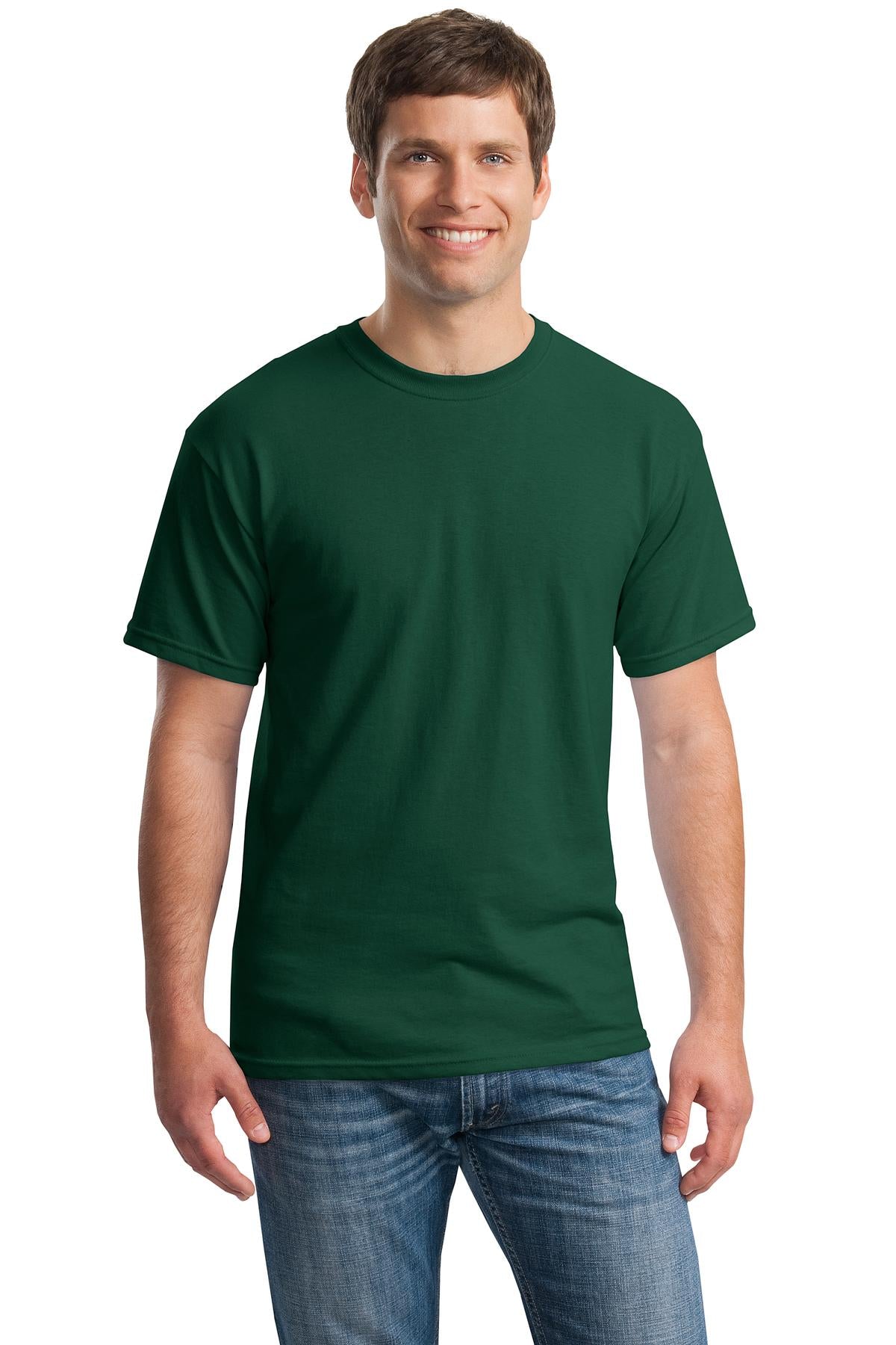 Custom Embroidered - Gildan® - Heavy Cotton™ 100% Cotton T-Shirt. 5000