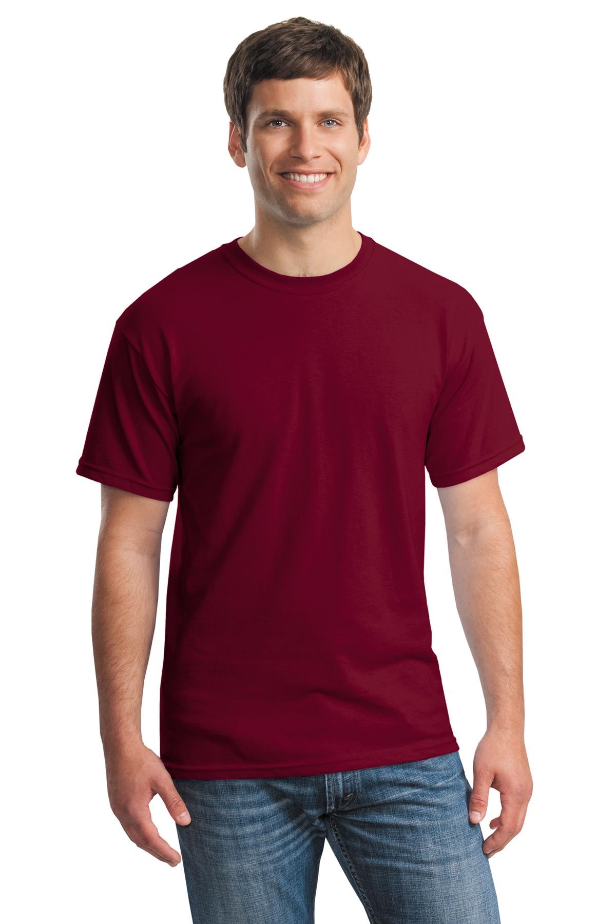 Custom Embroidered - Gildan® - Heavy Cotton™ 100% Cotton T-Shirt. 5000