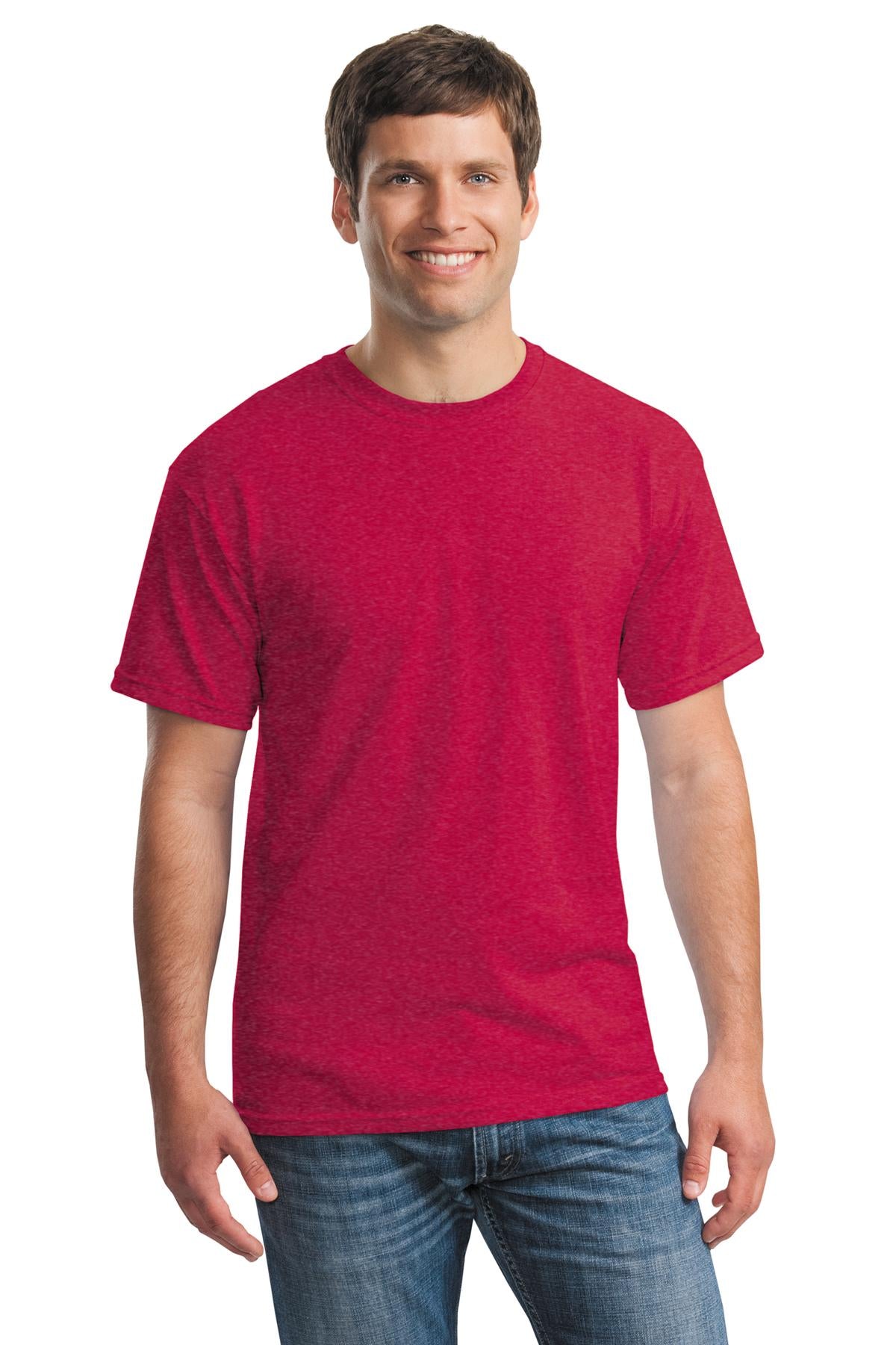 Custom Embroidered - Gildan® - Heavy Cotton™ 100% Cotton T-Shirt. 5000