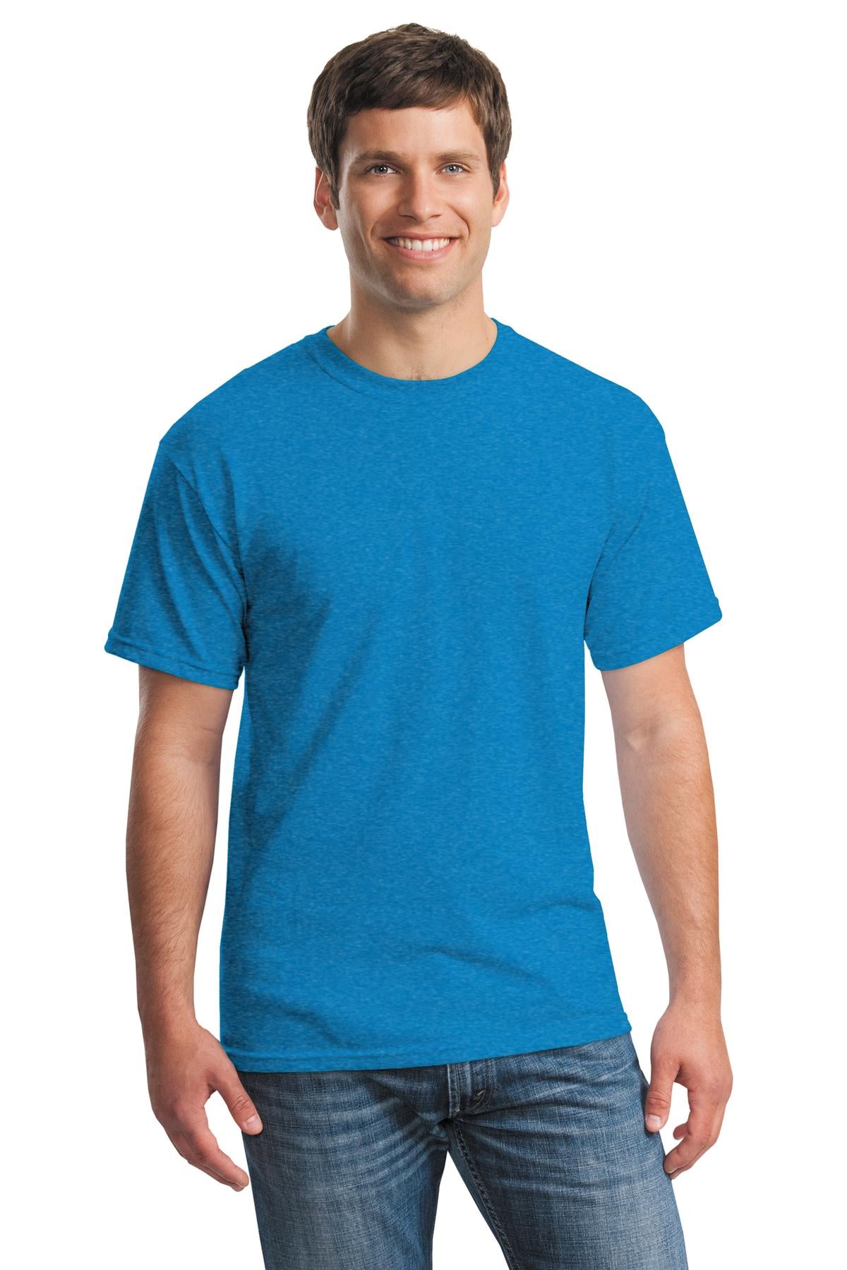 Custom Embroidered - Gildan® - Heavy Cotton™ 100% Cotton T-Shirt. 5000