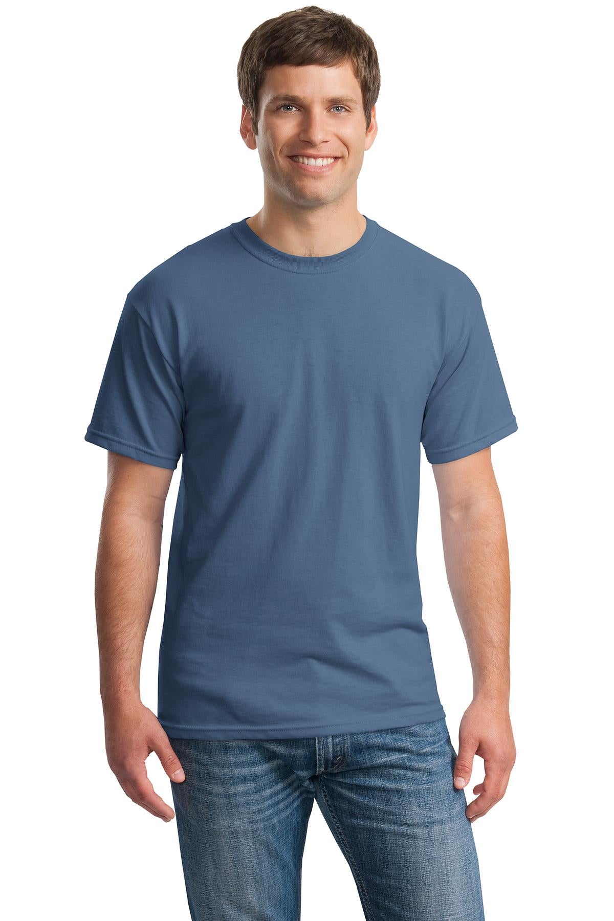 Custom Embroidered - Gildan® - Heavy Cotton™ 100% Cotton T-Shirt. 5000