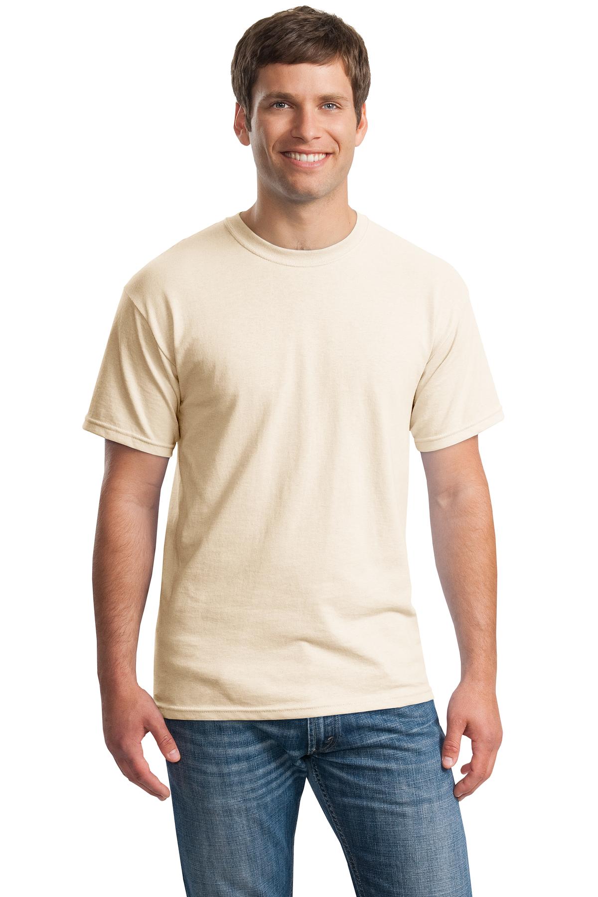 Custom Embroidered - Gildan® - Heavy Cotton™ 100% Cotton T-Shirt. 5000