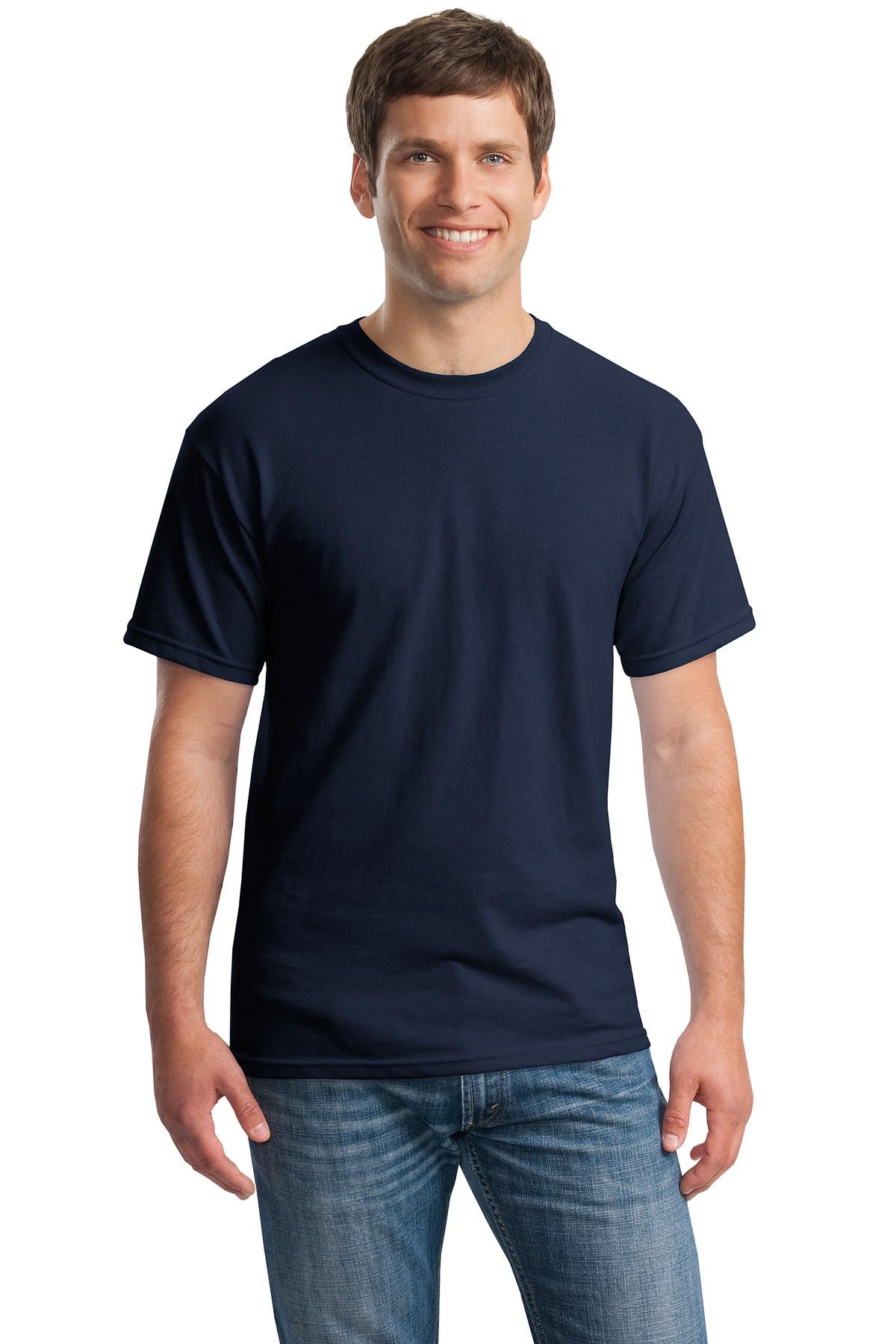 Custom Embroidered - Gildan® - Heavy Cotton™ 100% Cotton T-Shirt. 5000