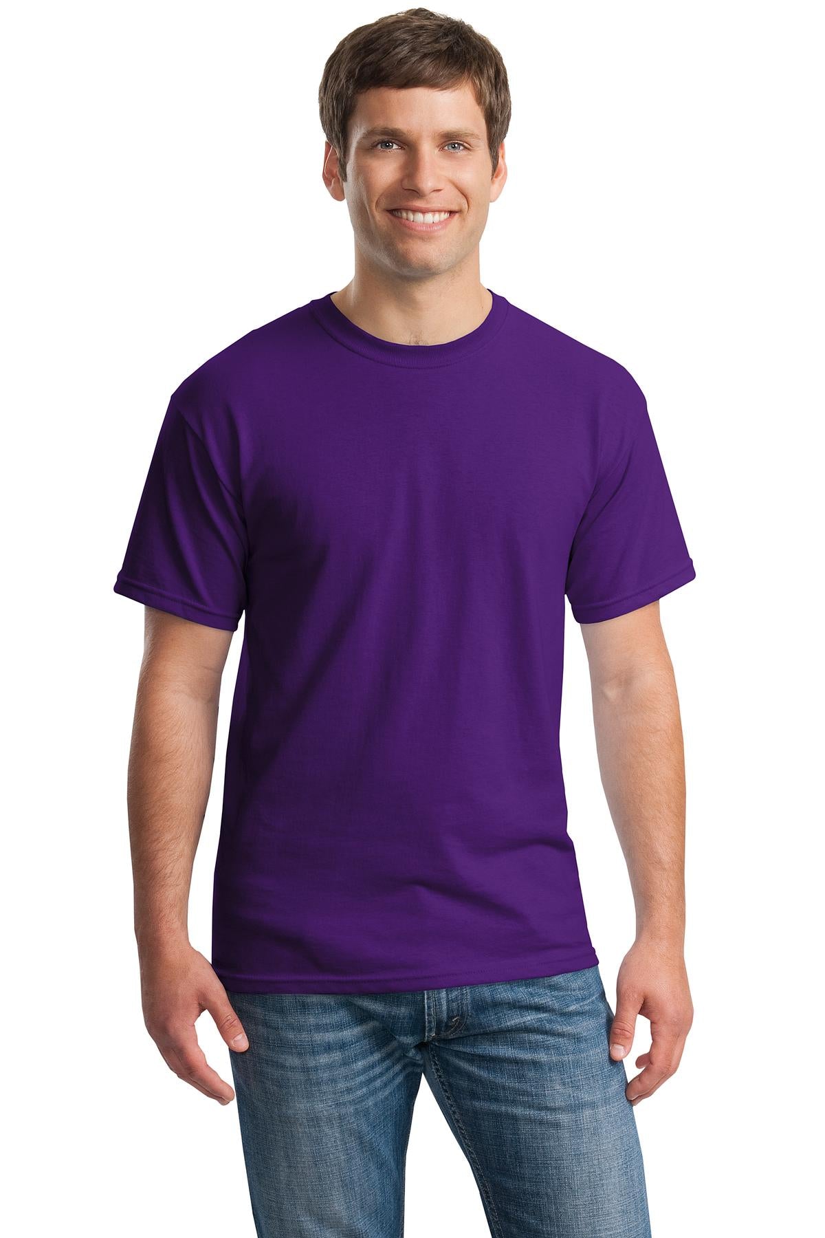 Custom Embroidered - Gildan® - Heavy Cotton™ 100% Cotton T-Shirt. 5000