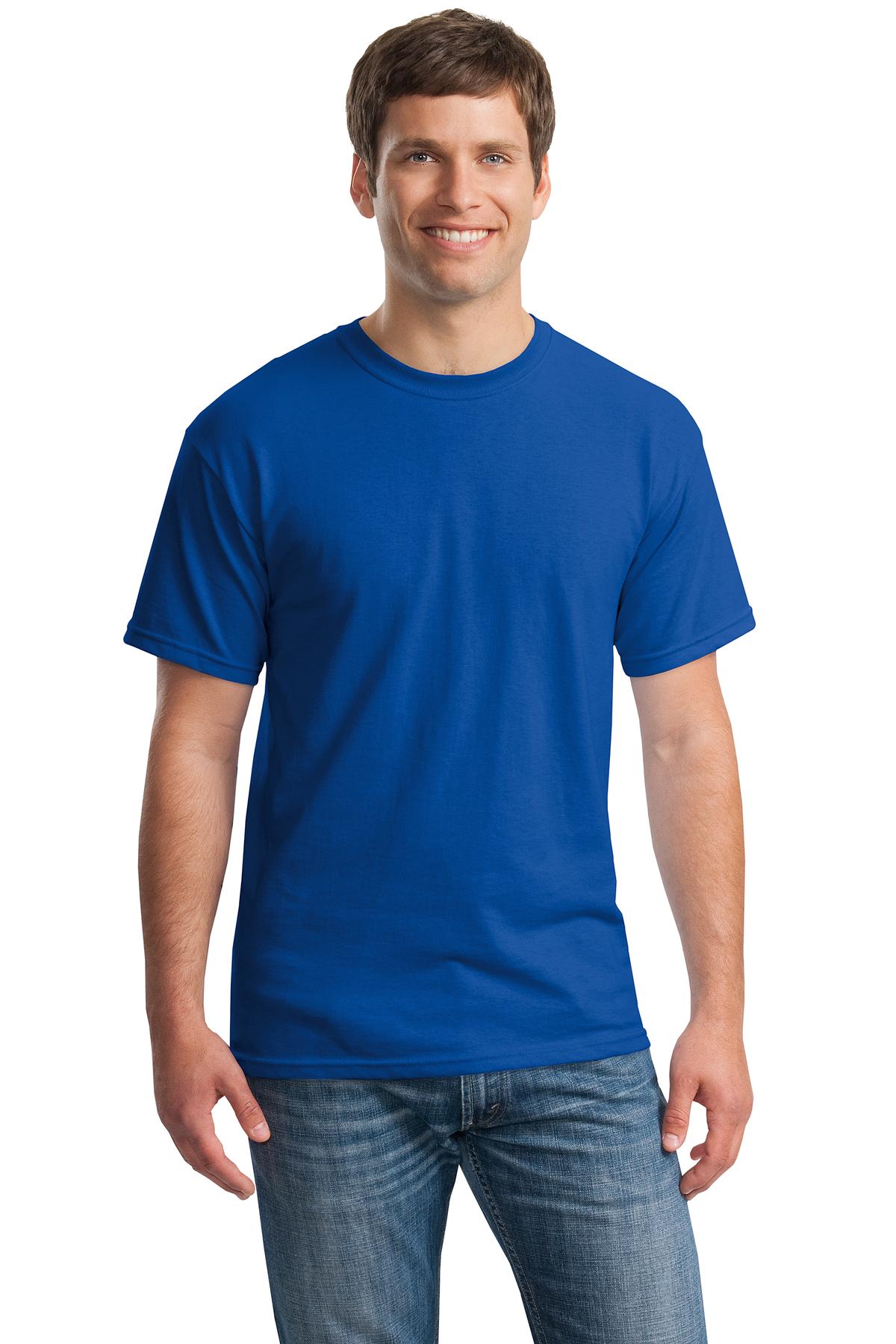Custom Embroidered - Gildan® - Heavy Cotton™ 100% Cotton T-Shirt. 5000