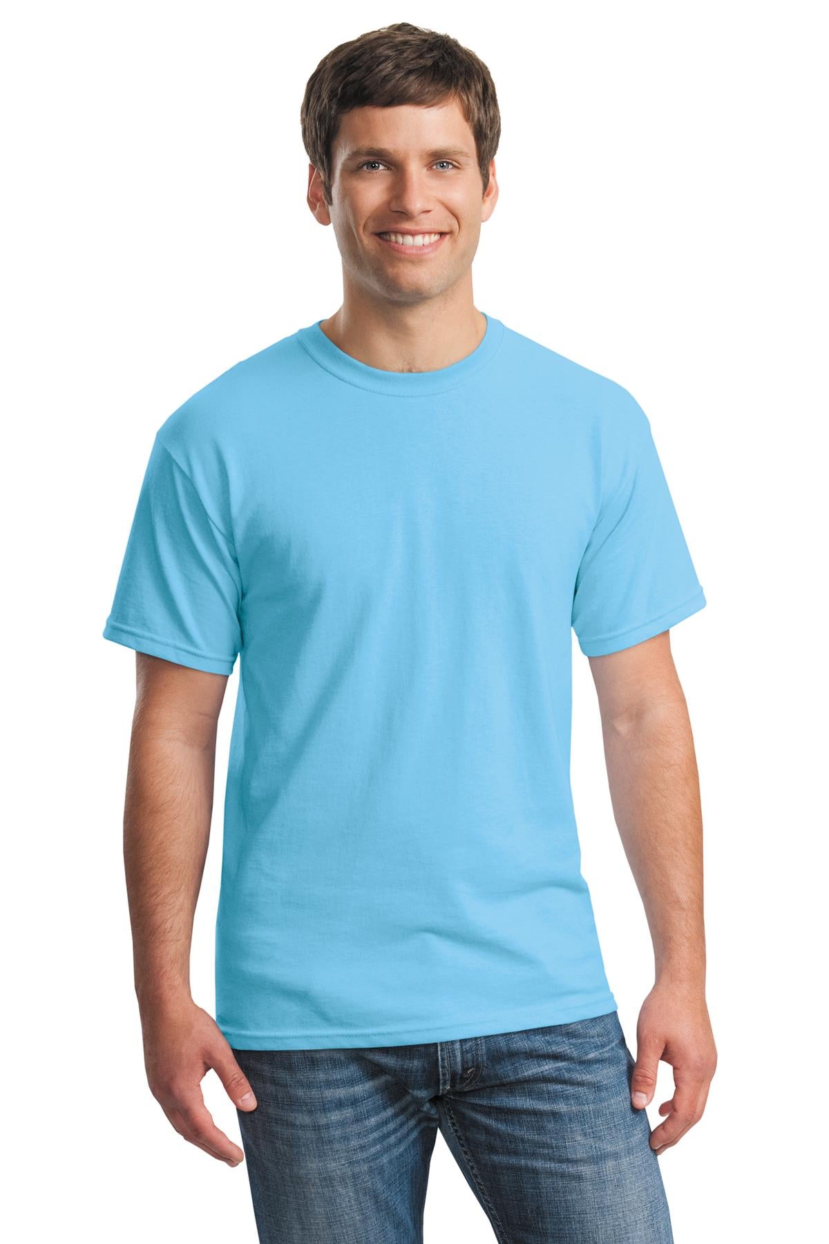 Custom Embroidered - Gildan® - Heavy Cotton™ 100% Cotton T-Shirt. 5000